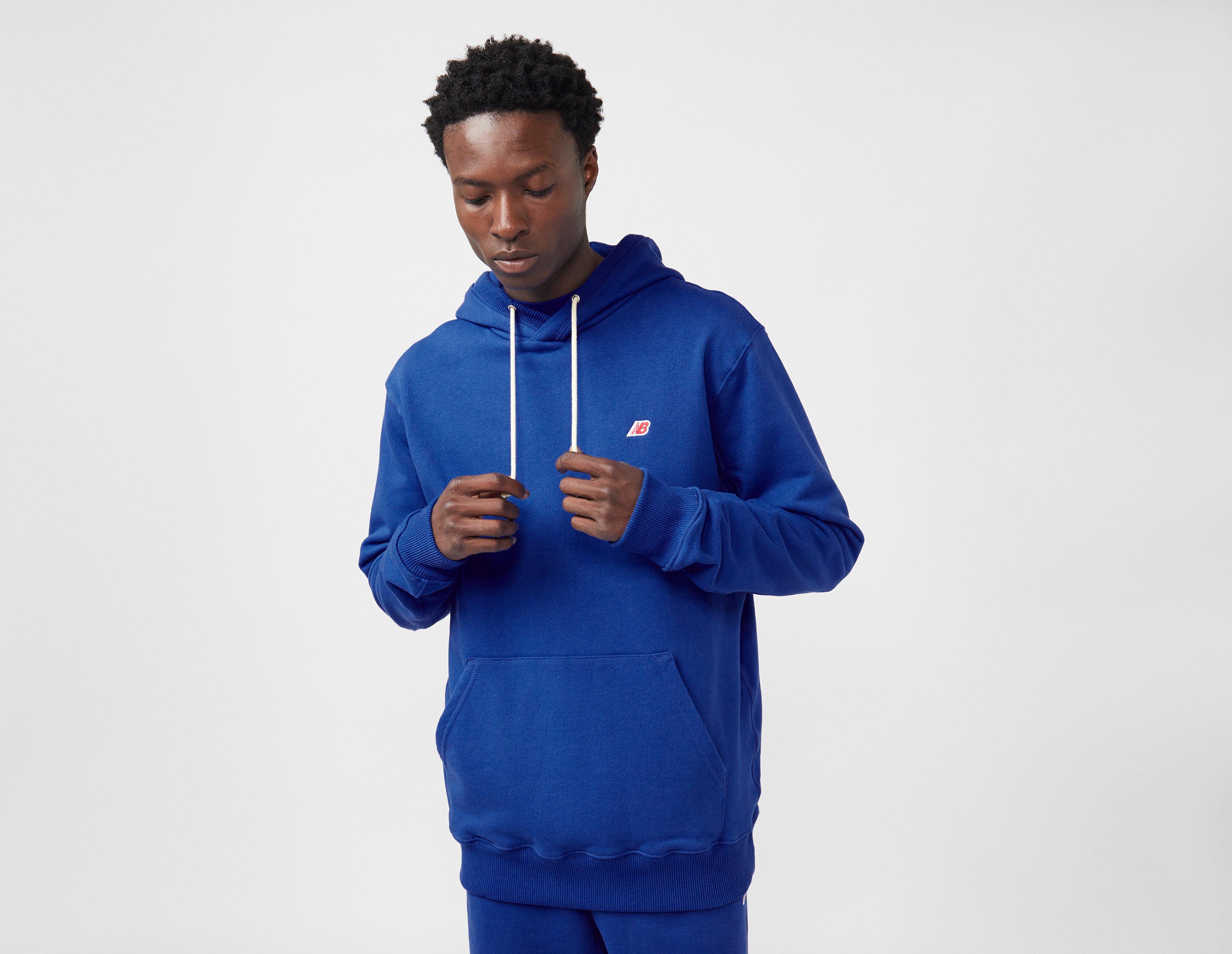 New Balance Made In Usa Core Hoodie Blue in  Men's Size Small