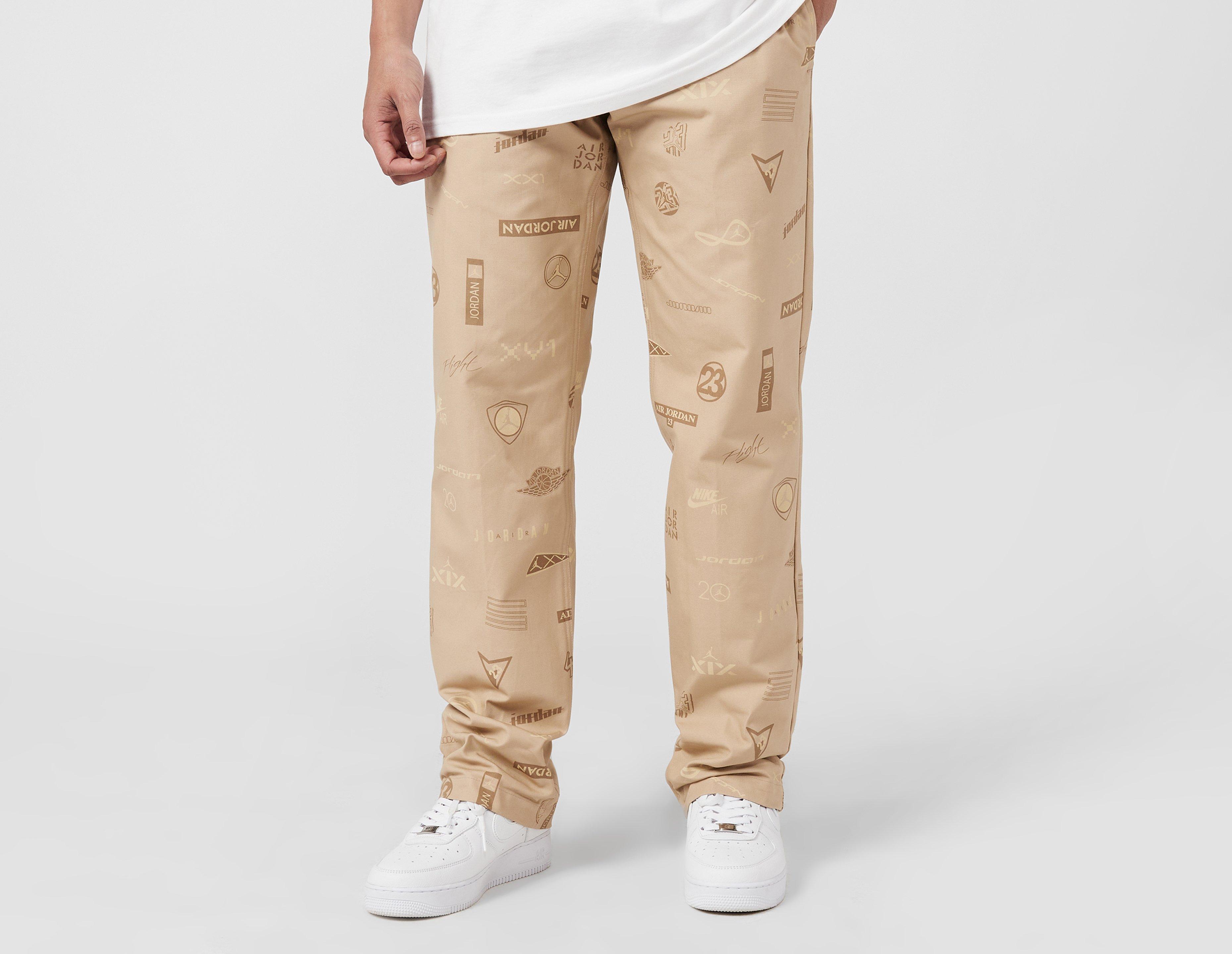 Jordan Flight Heritage Woven Trousers Beige in  Men's Size Medium