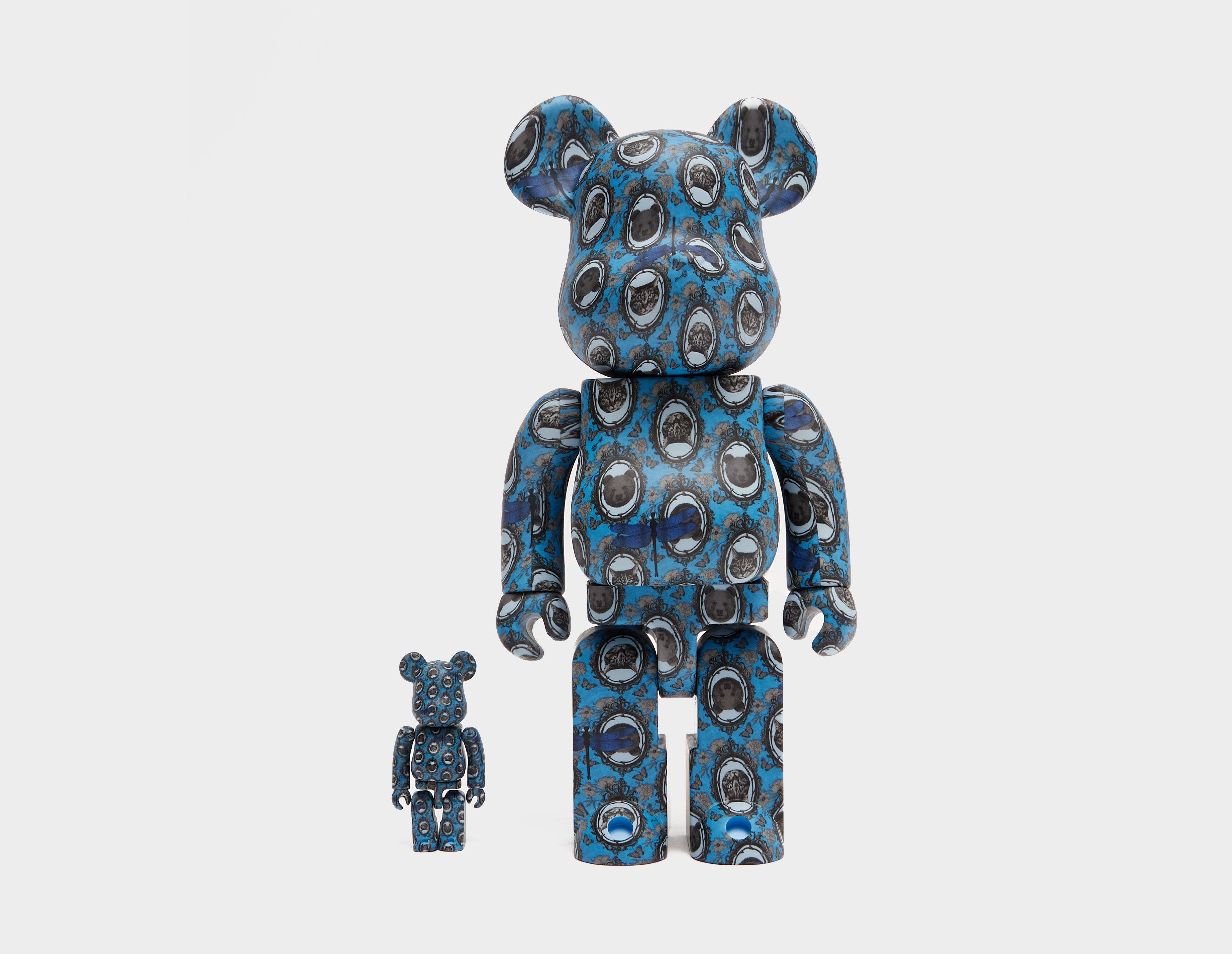 Medicom Be@Rbrick Robe Japonica Mirror 100% 400% Blue in   Size One Size