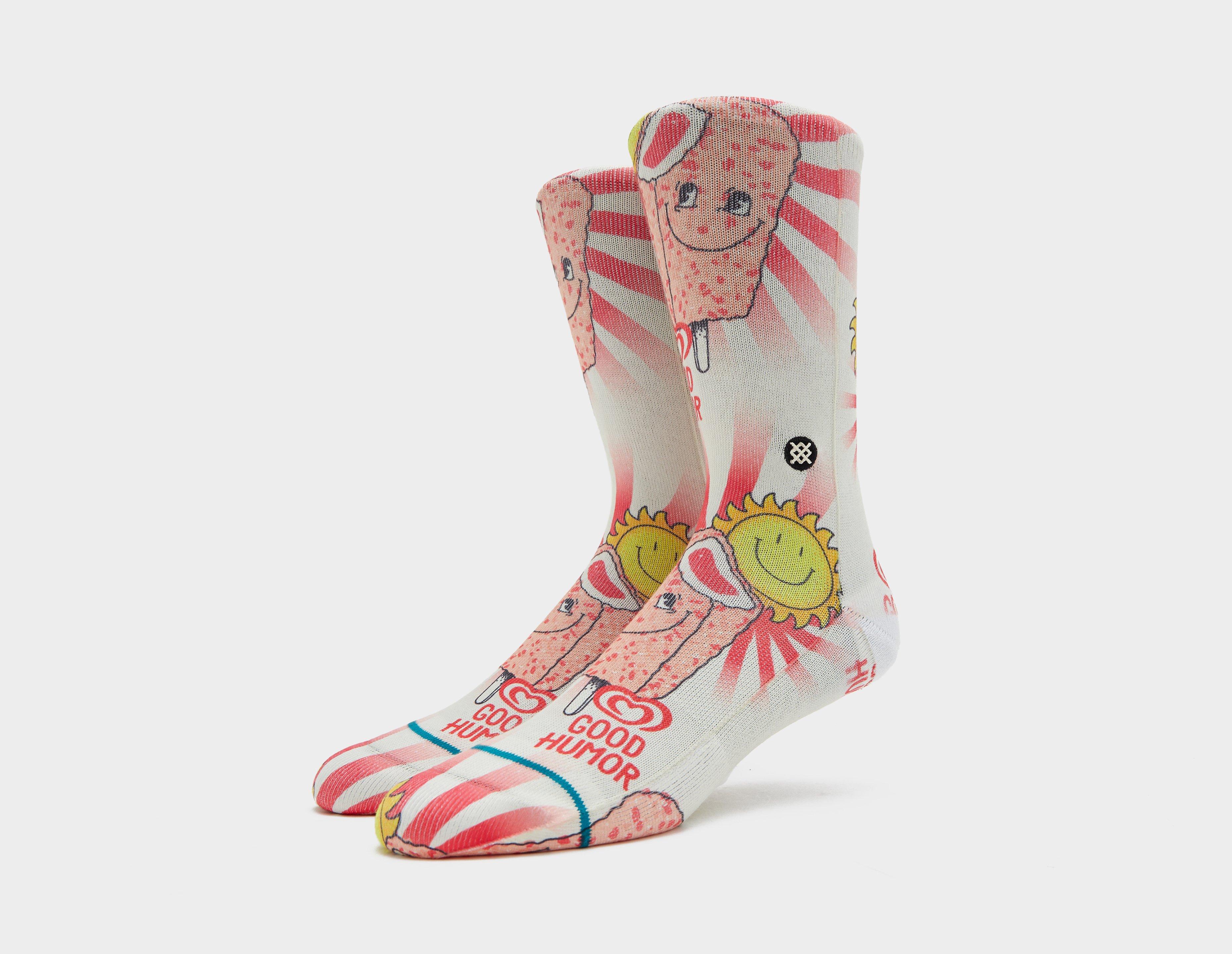 Stance Ice Cream Good Humor Crew Socks Cream in   Size Medium