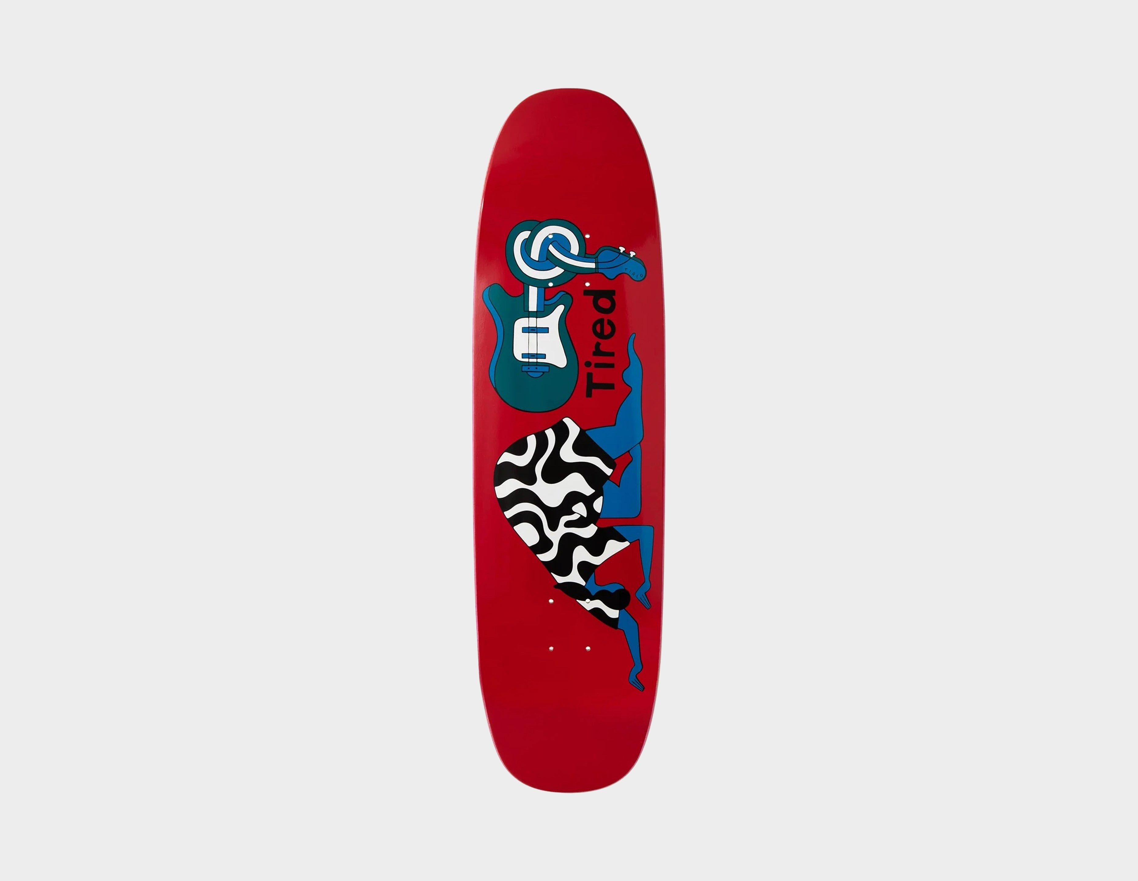 Tired Skateboards Spinal Tap Skateboard Deck Pink in   Size One Size