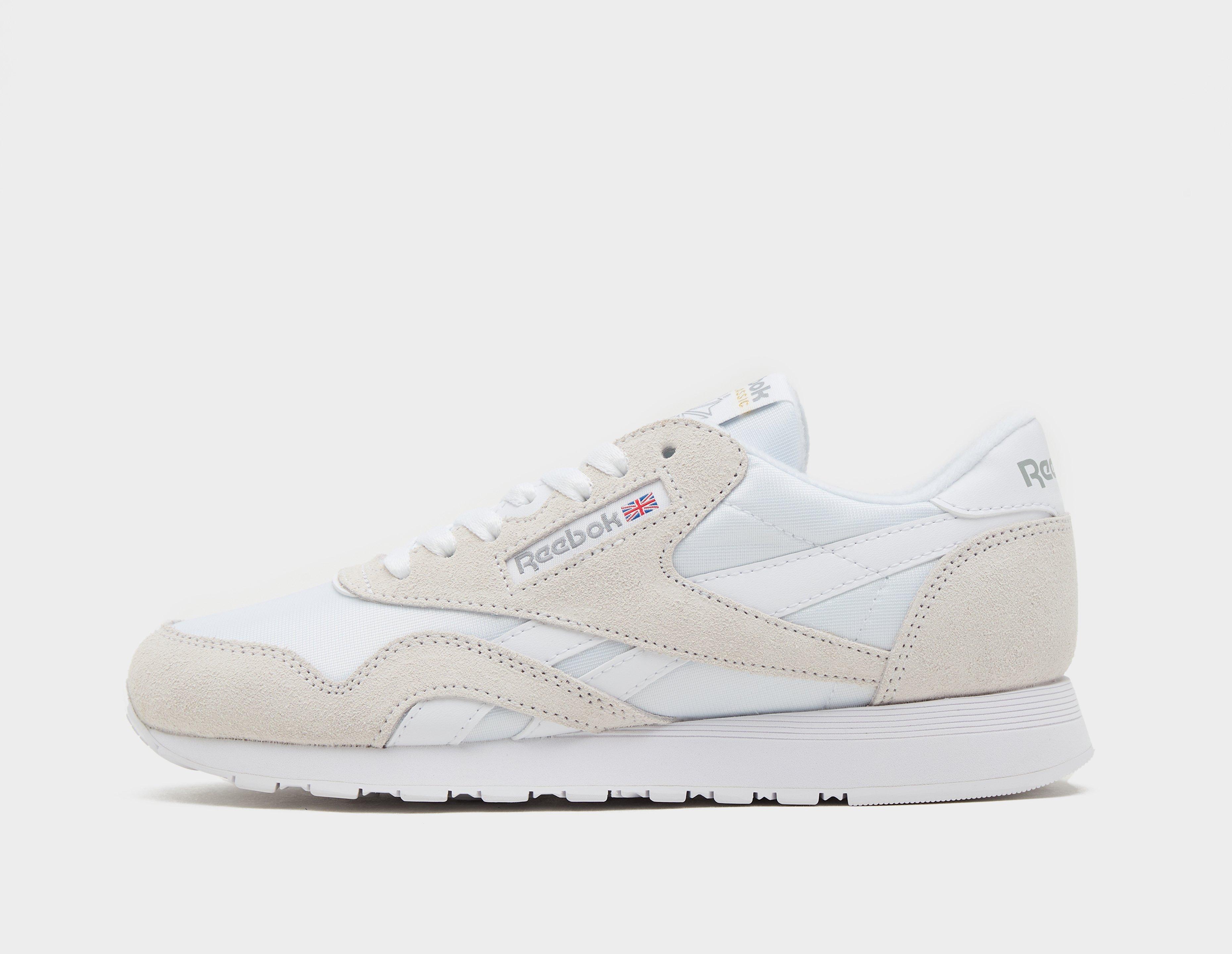 Reebok  Classic Nylon White in  Women's Size 3.5