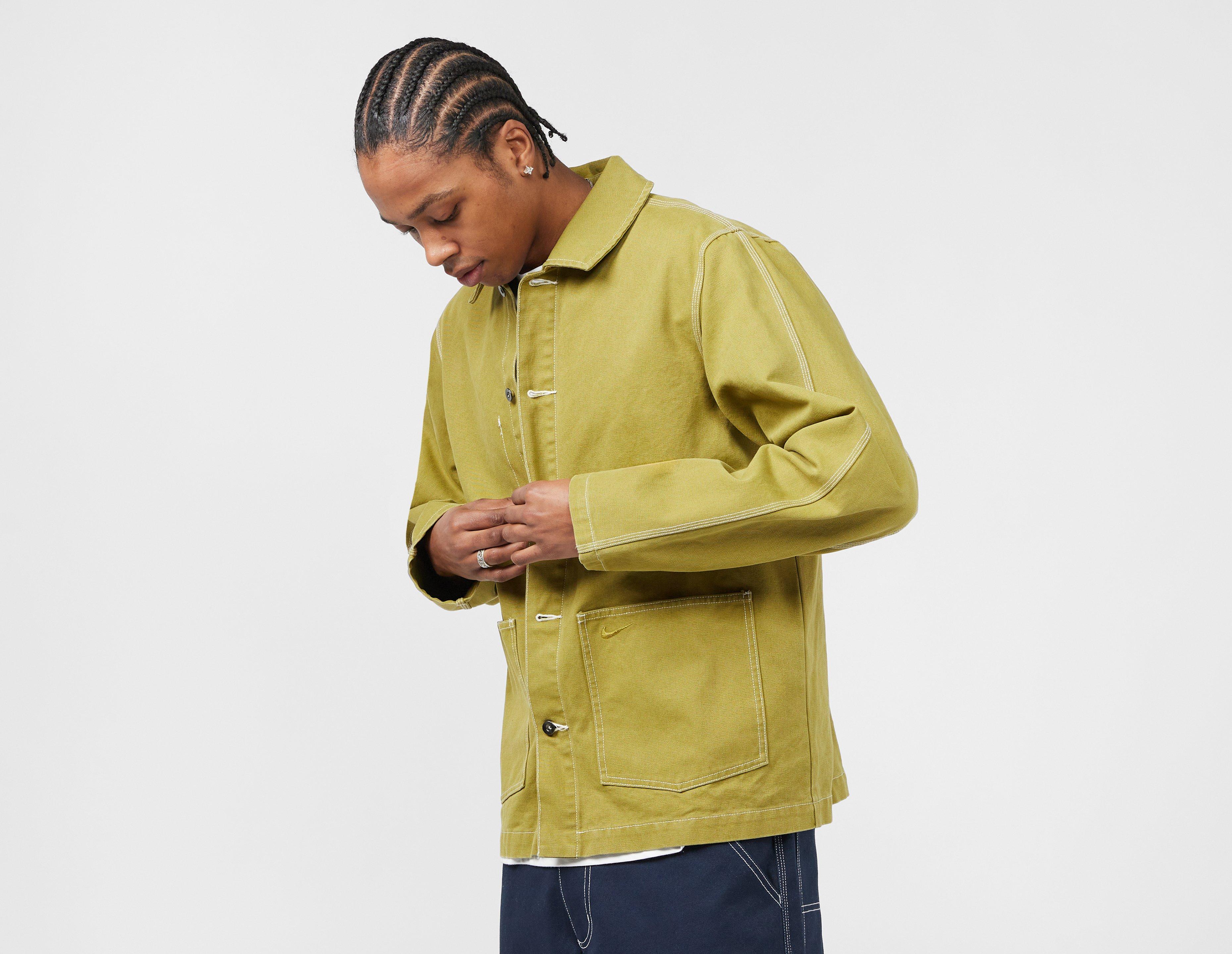 Nike Life Unlined Chore Jacket Green in  Men's Size Medium