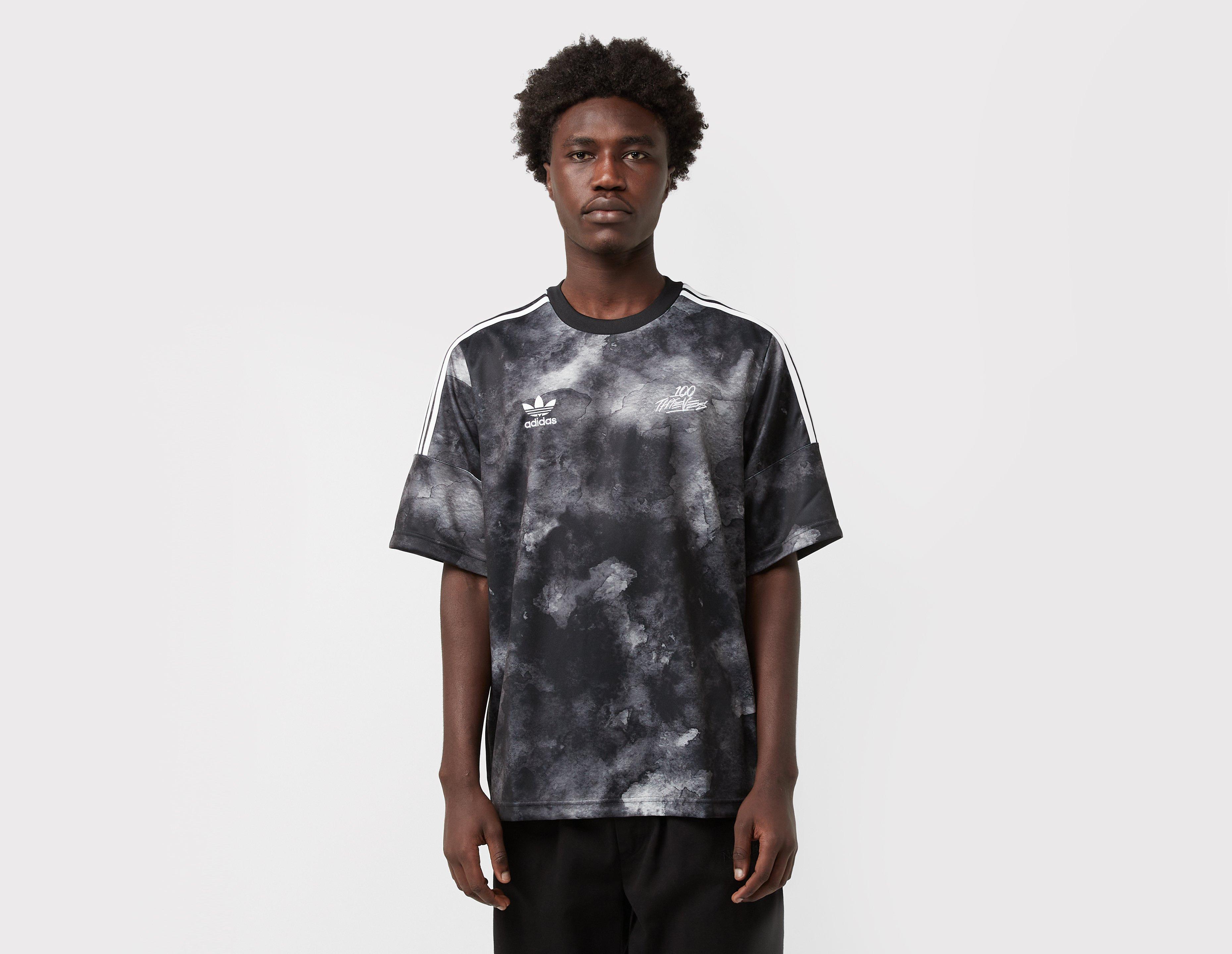 Mens adidas Originals x 100 Thieves 2024 Primary Jersery - Black - S