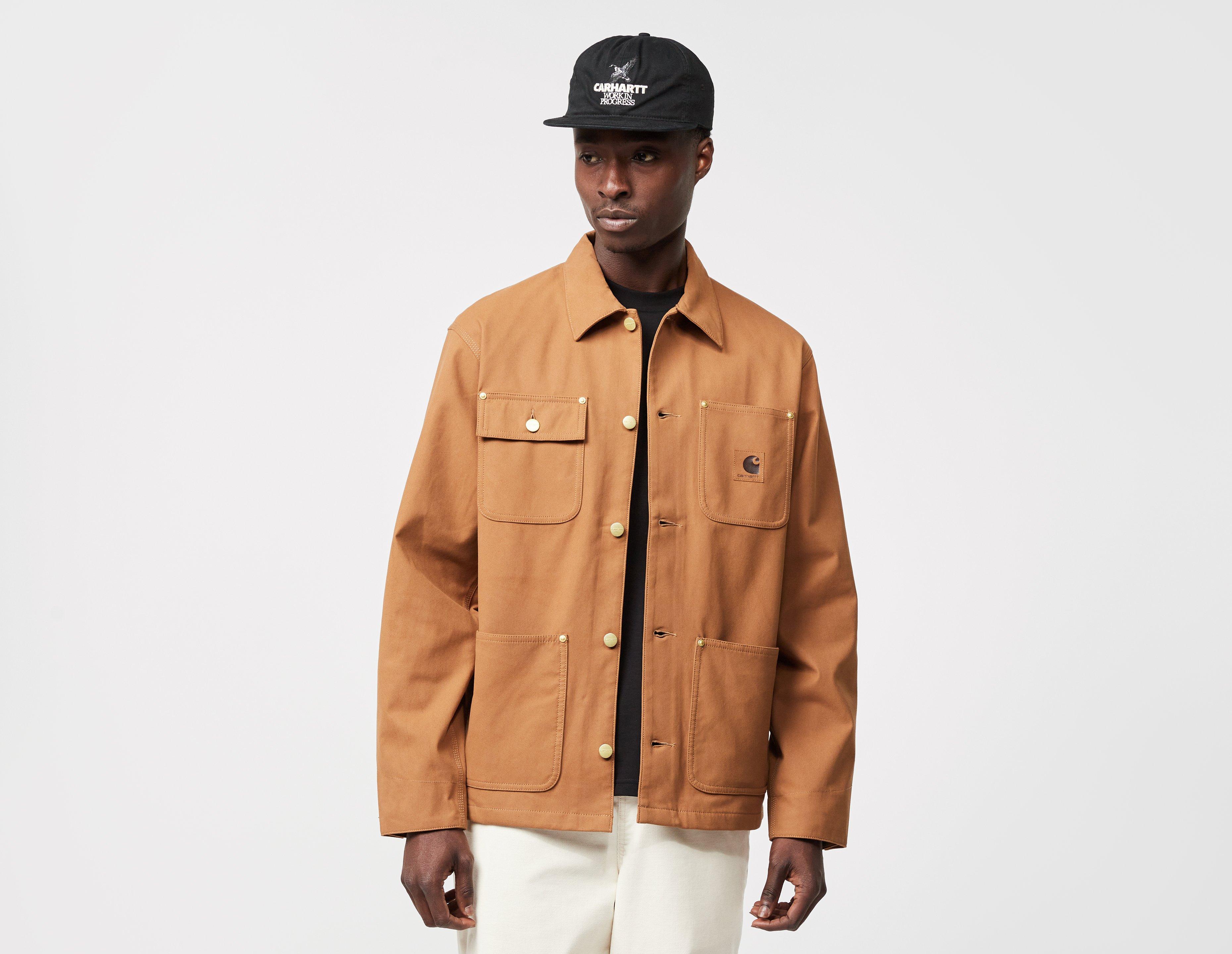 Carhartt Wip Michigan Suede Jacket Brown in  Men's Size Small