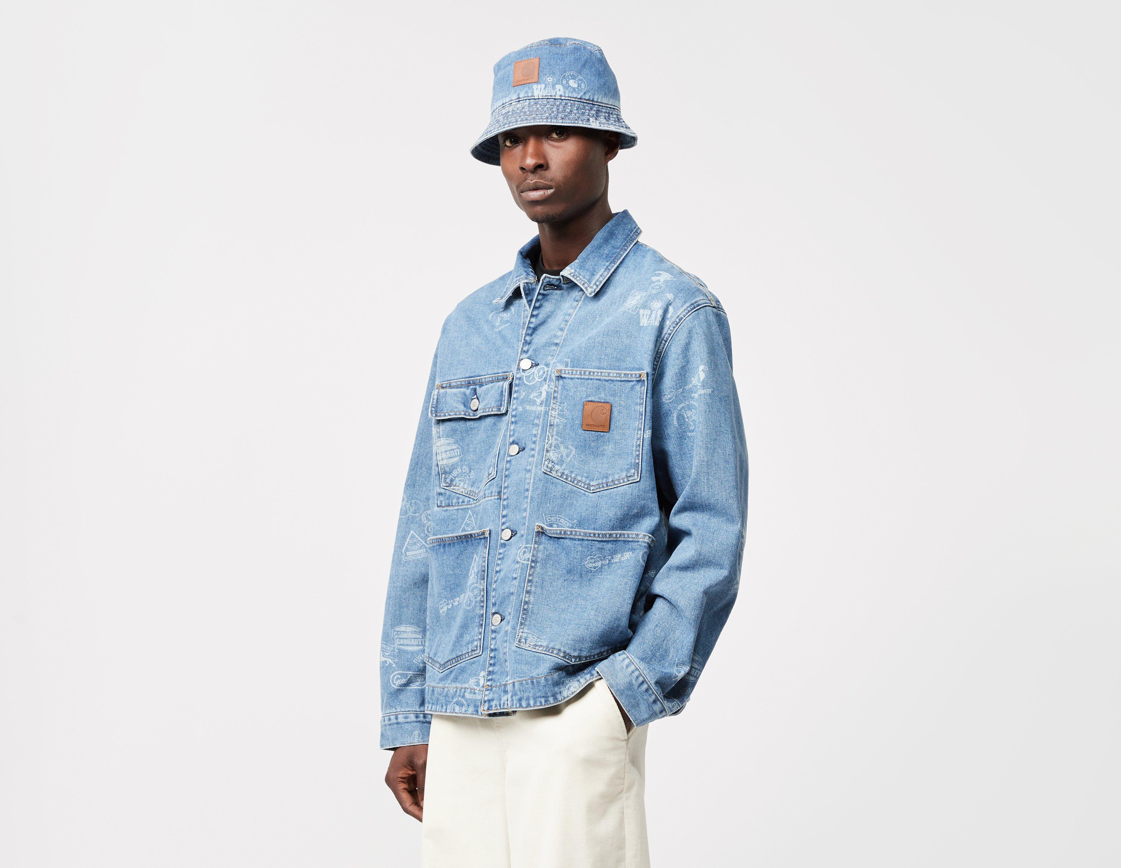 Carhartt Wip Stamp Denim Jacket Blue in  Men's Size Medium