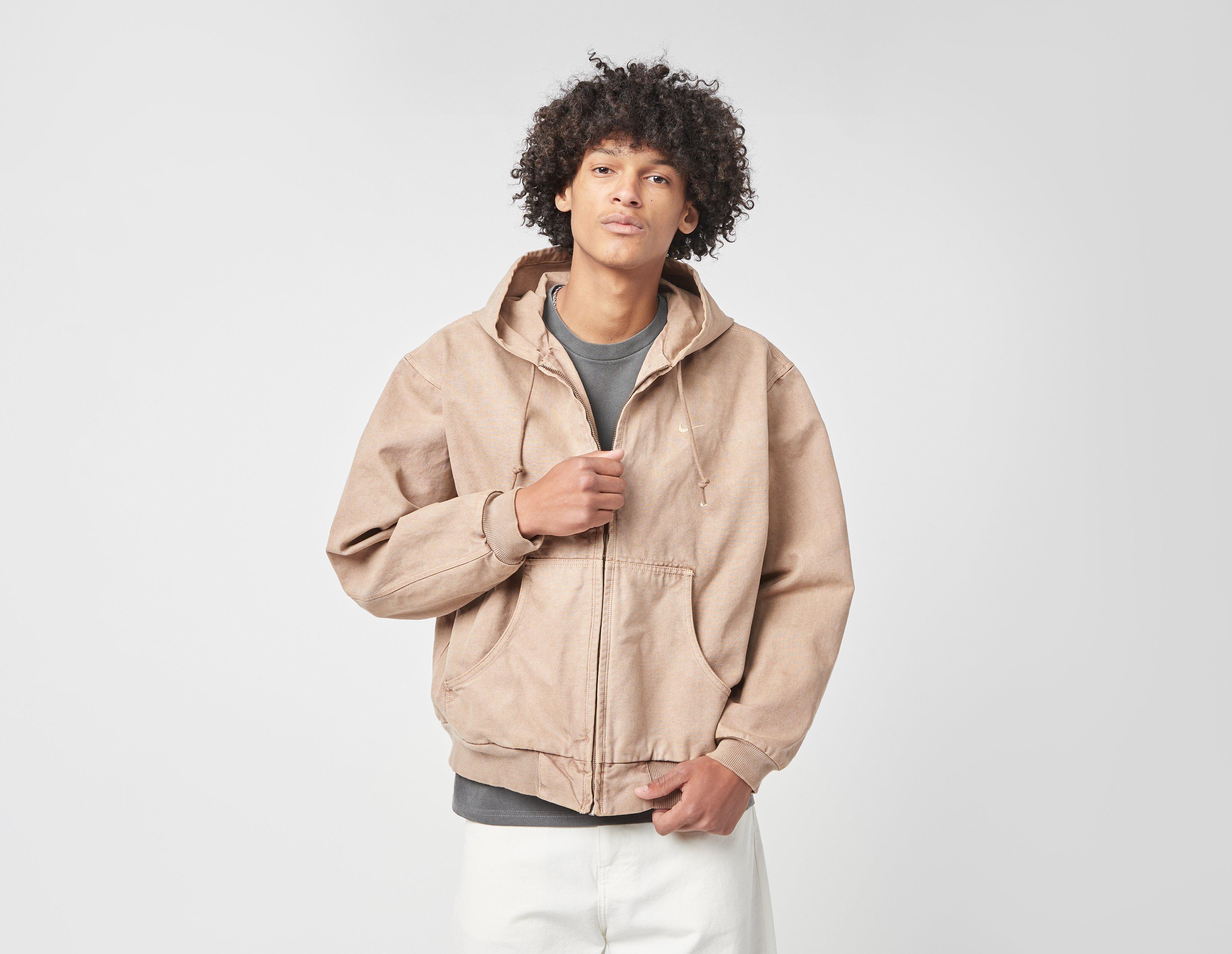 Nike Life Full-Zip Unlined Jacket Beige in  Men's Size XL
