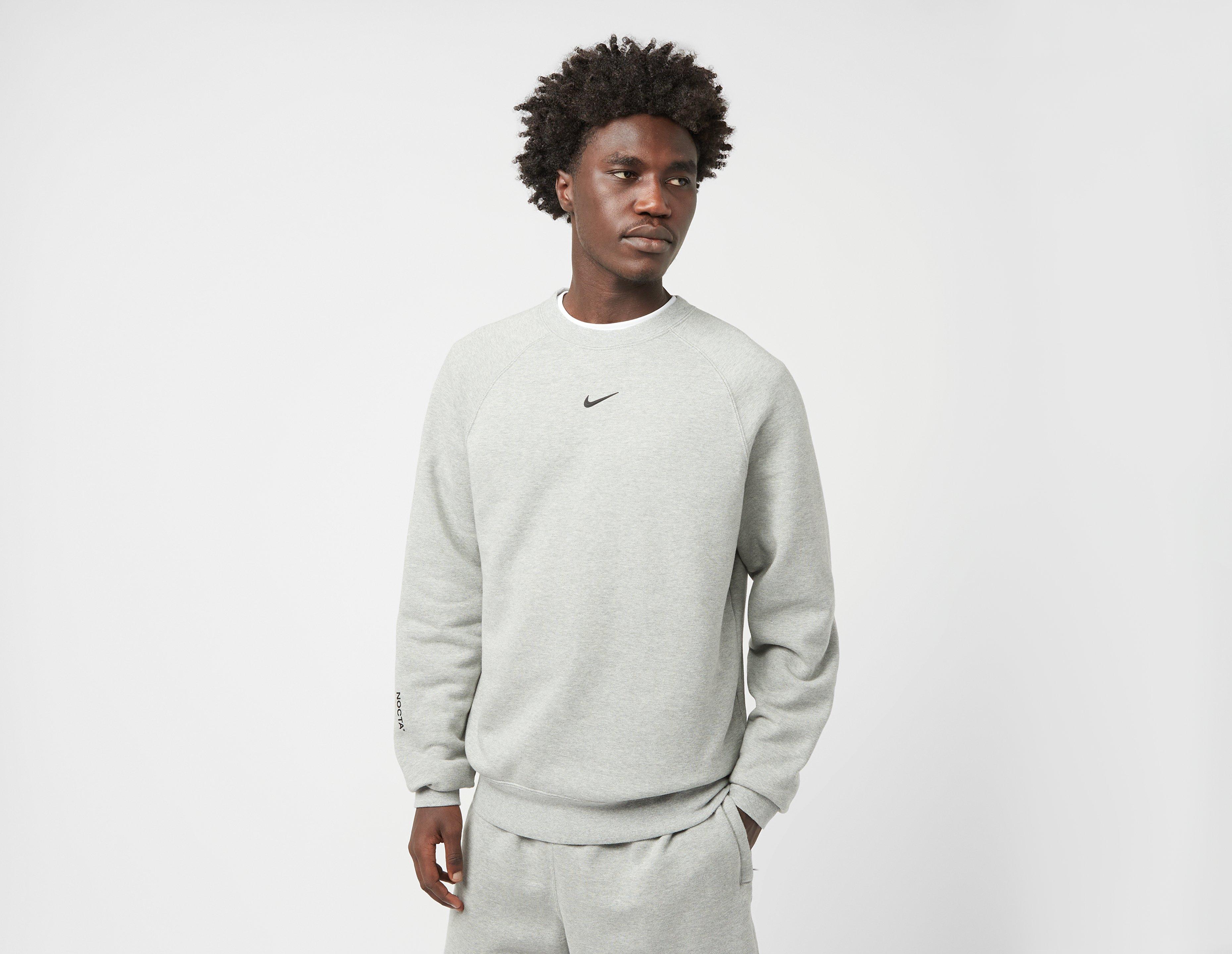 Nike X Nocta Crewneck Sweatshirt Grey in  Men's Size Medium