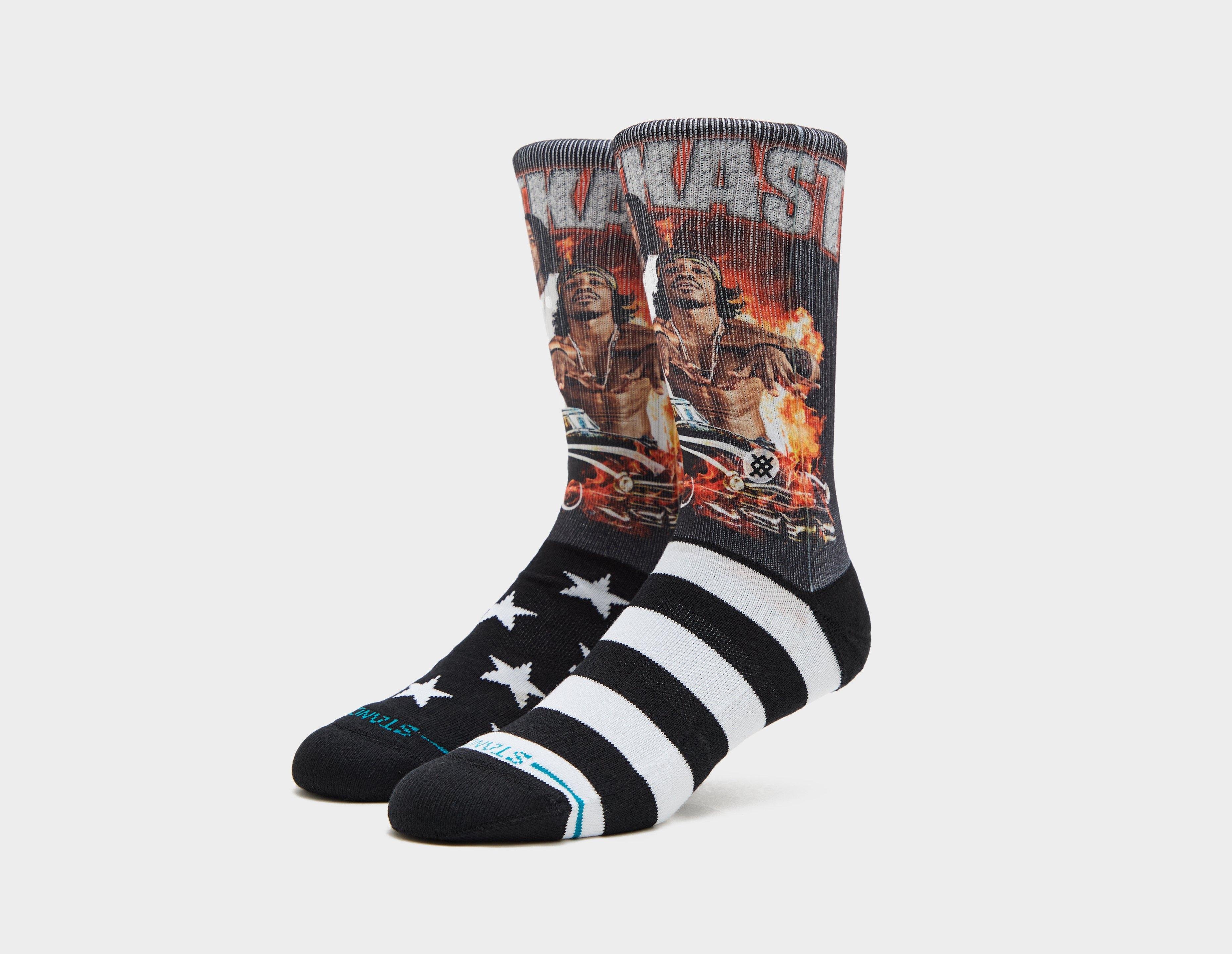 Stance Stankonia Crew Socks Black in   Size Large