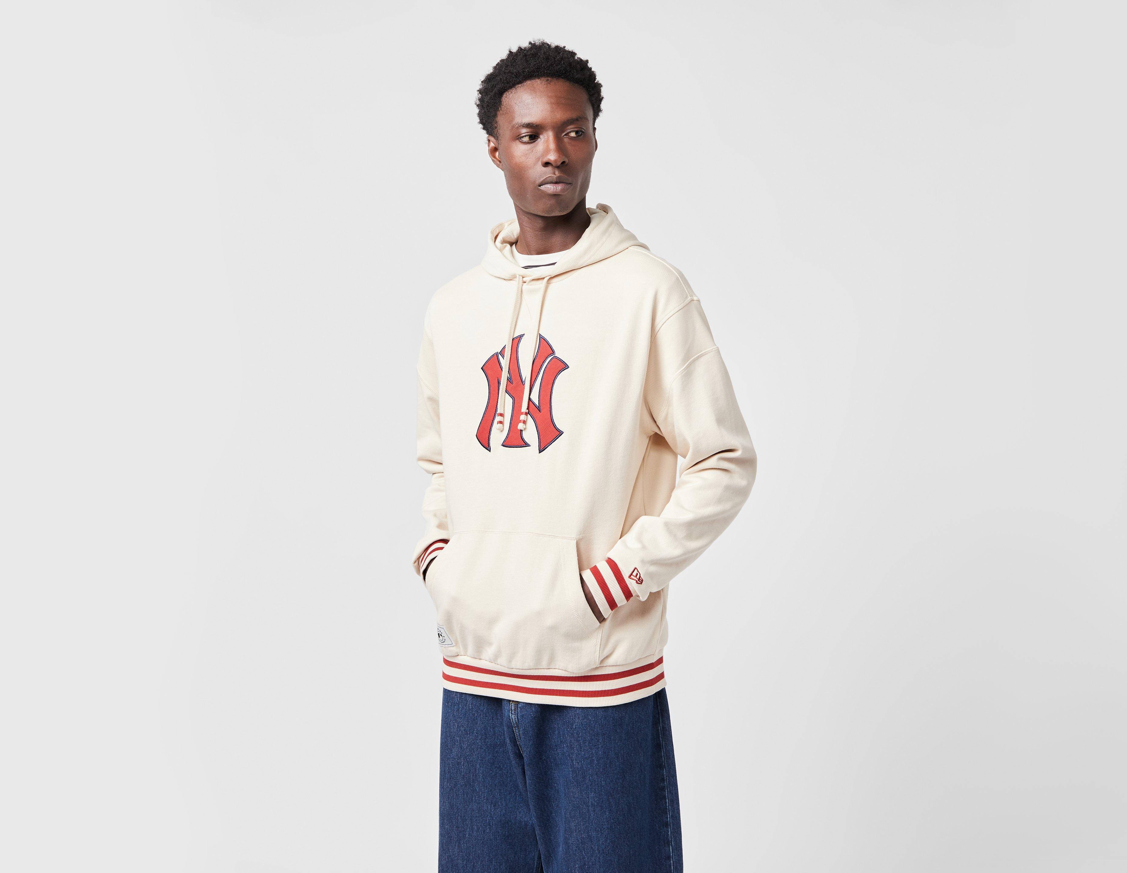 New Era New York Yankees Mlb Rib Infill Hoodie Beige in  Men's Size XL