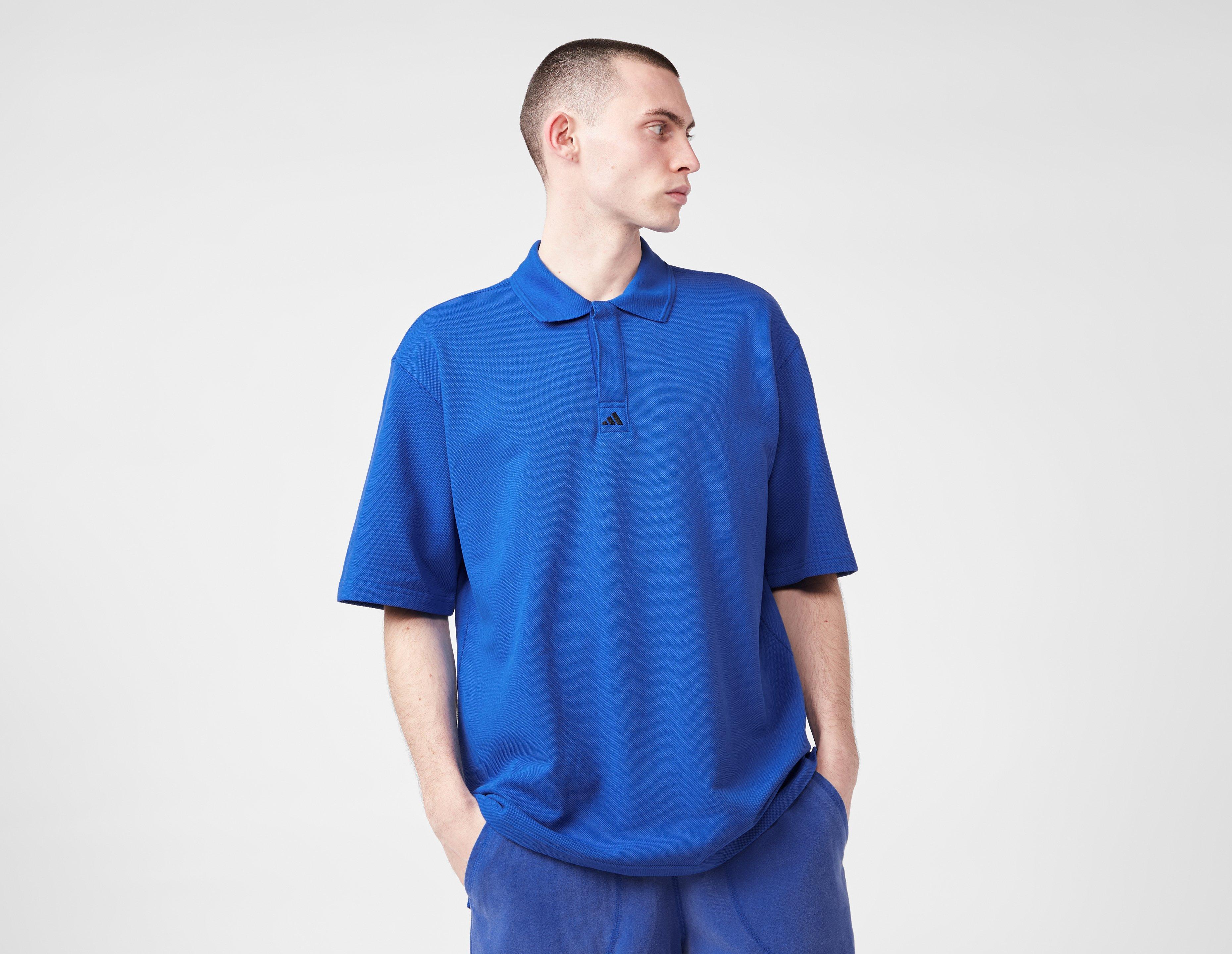 Adidas Originals Eqt Polo Shirt Blue in  Men's Size Large