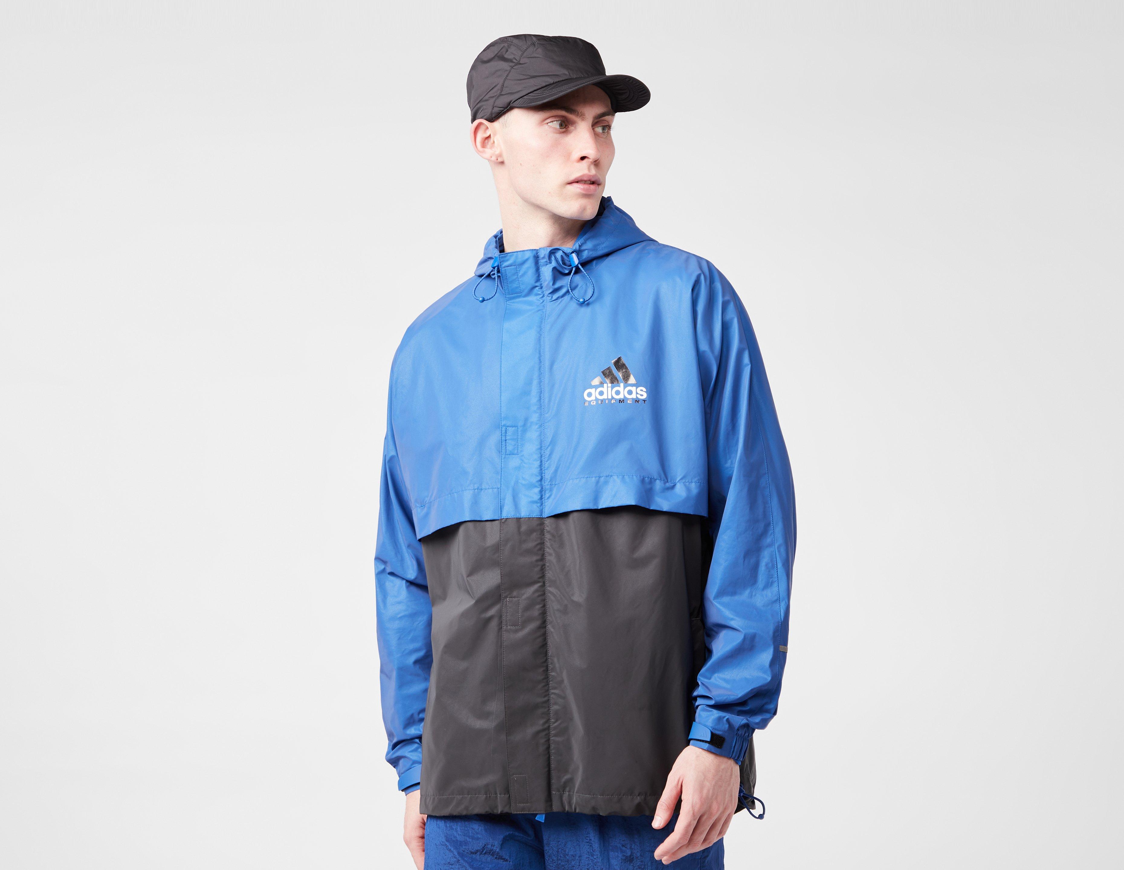 Adidas Originals Eqt Windbreaker Blue in  Men's Size Large