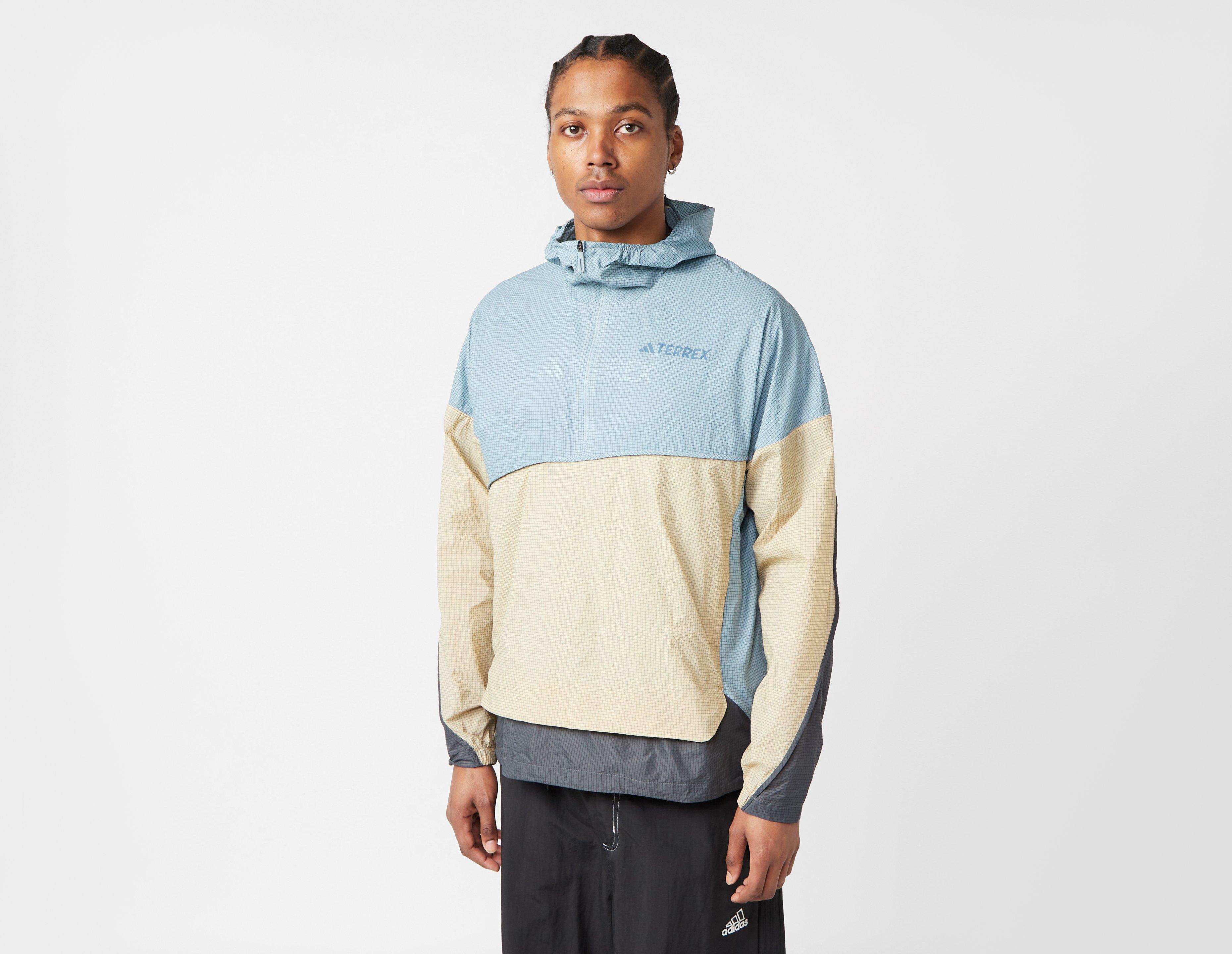 Adidas Terrex Xploric Wind Anorak Blue in  Men's Size Large