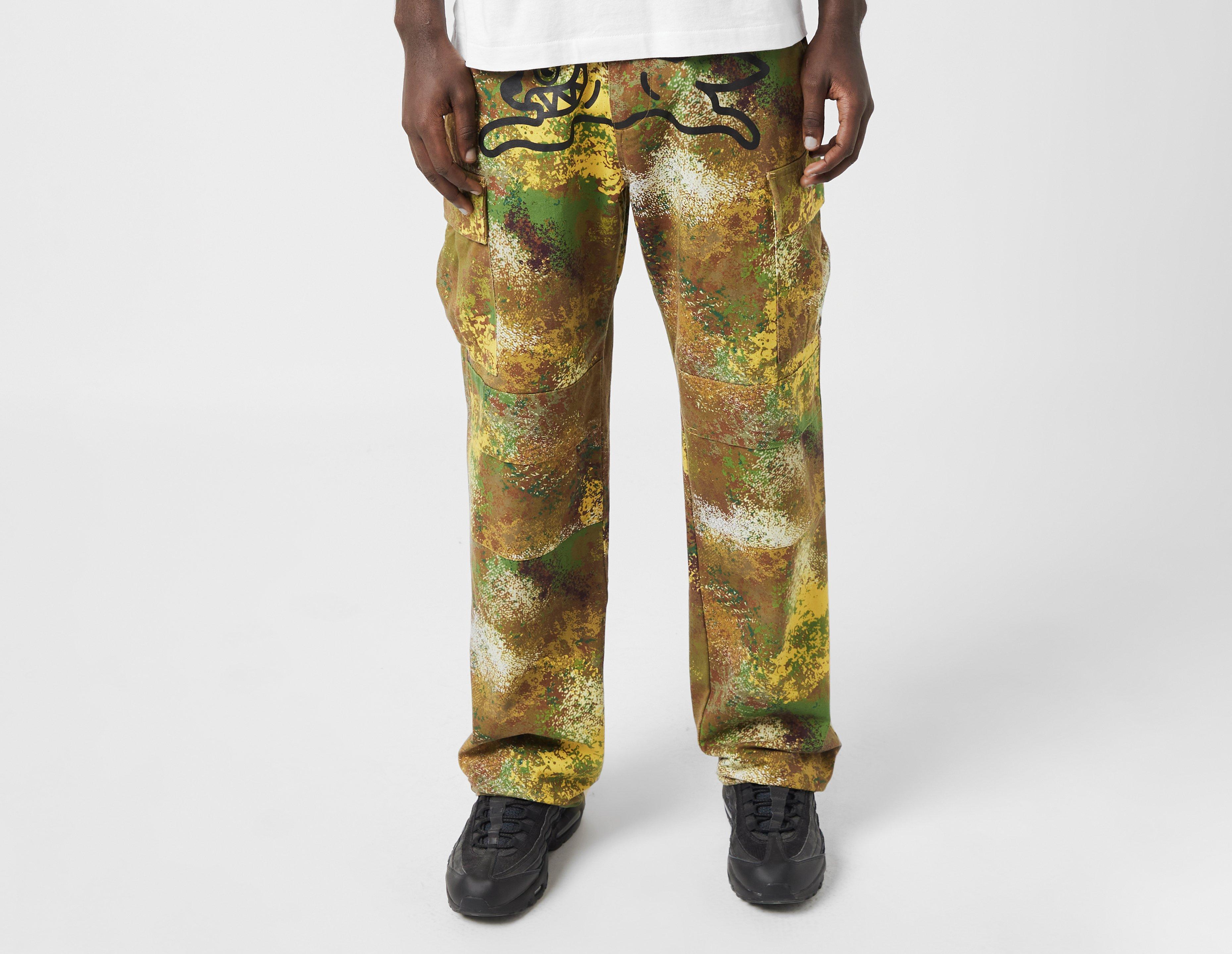 Icecream Running Dog Camo Cargo Pants Cream in  Men's Size Large