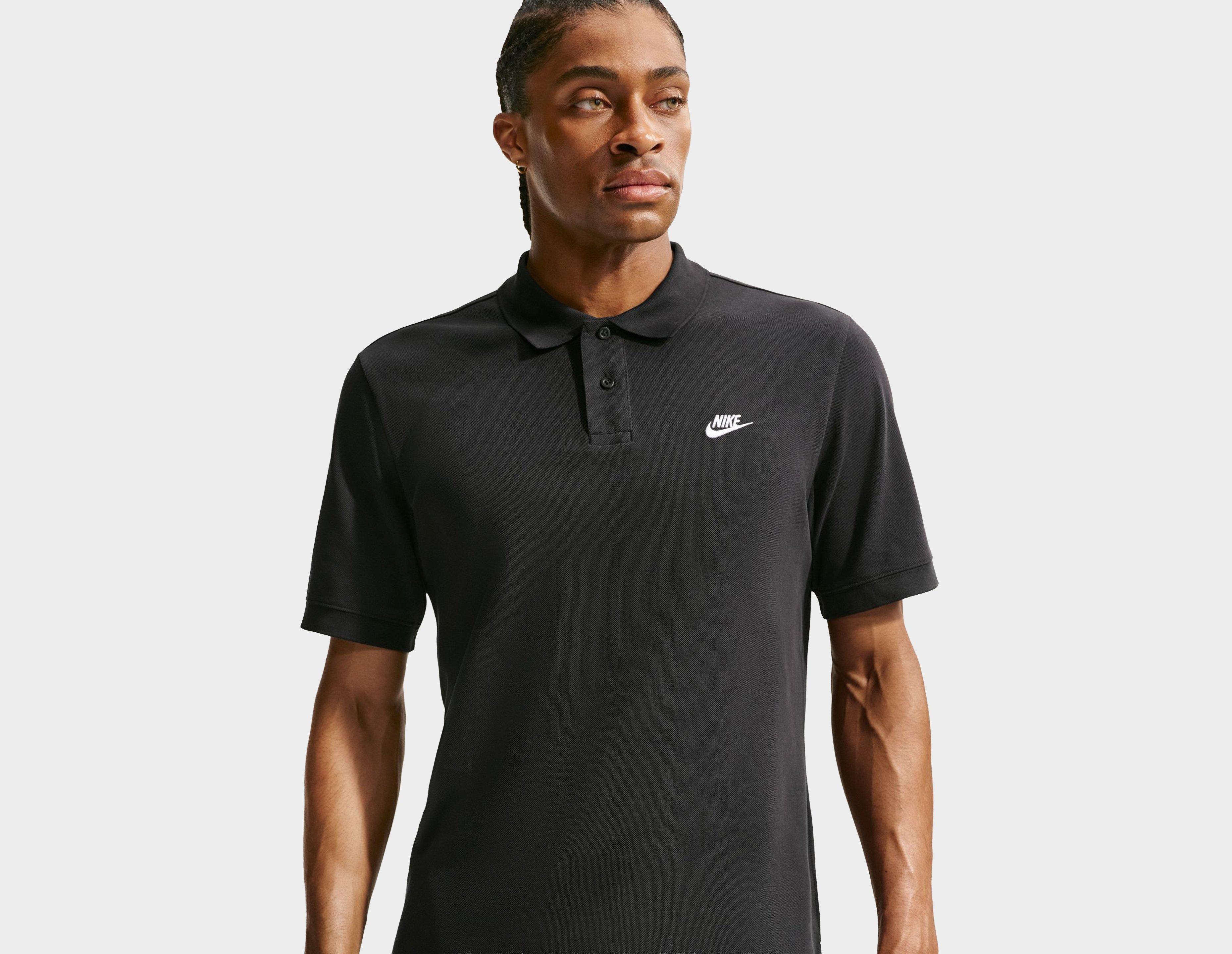 Nike Club Polo Shirt Black in  Men's Size Medium