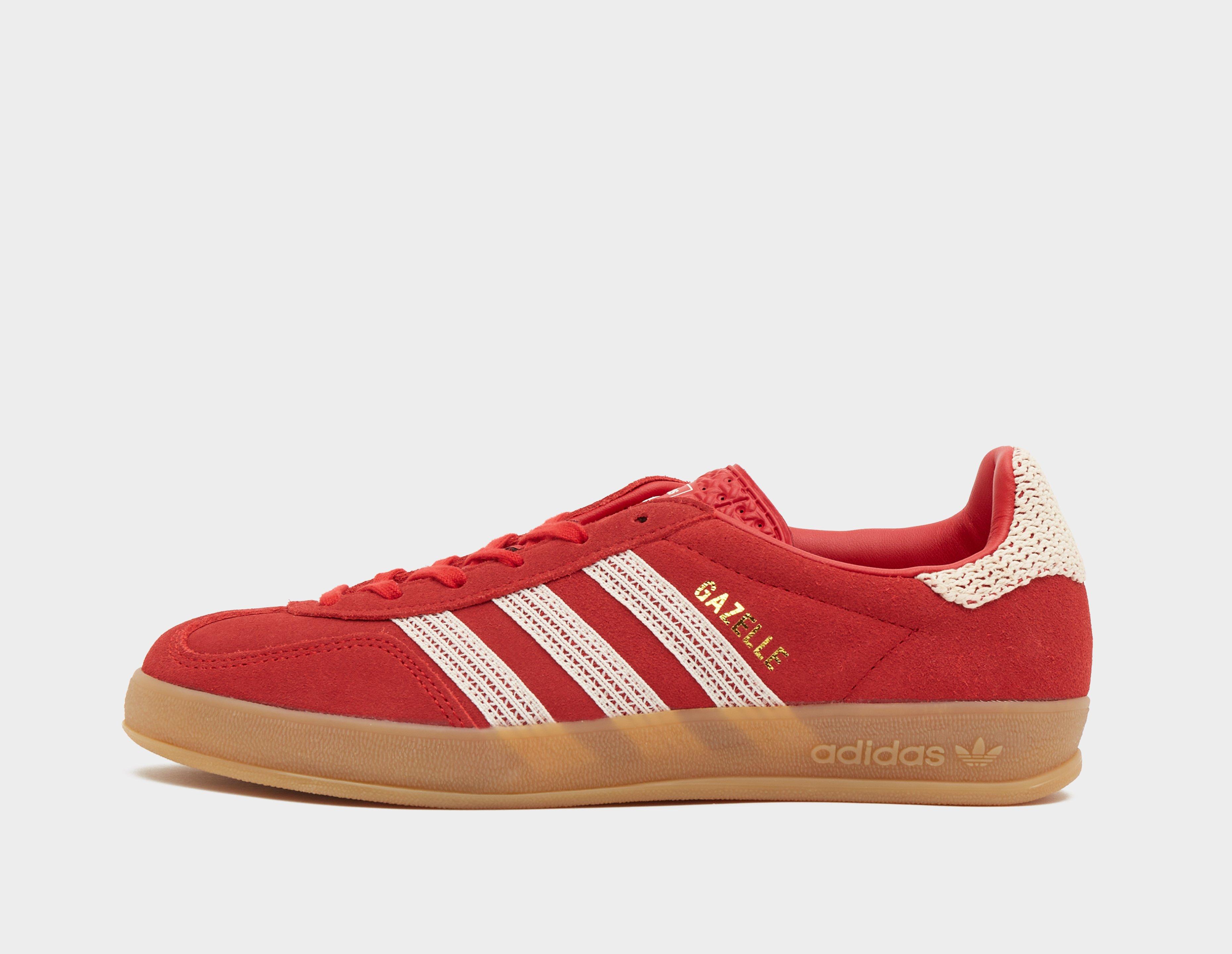 Womens adidas Originals Gazelle Indoor  - red - 4