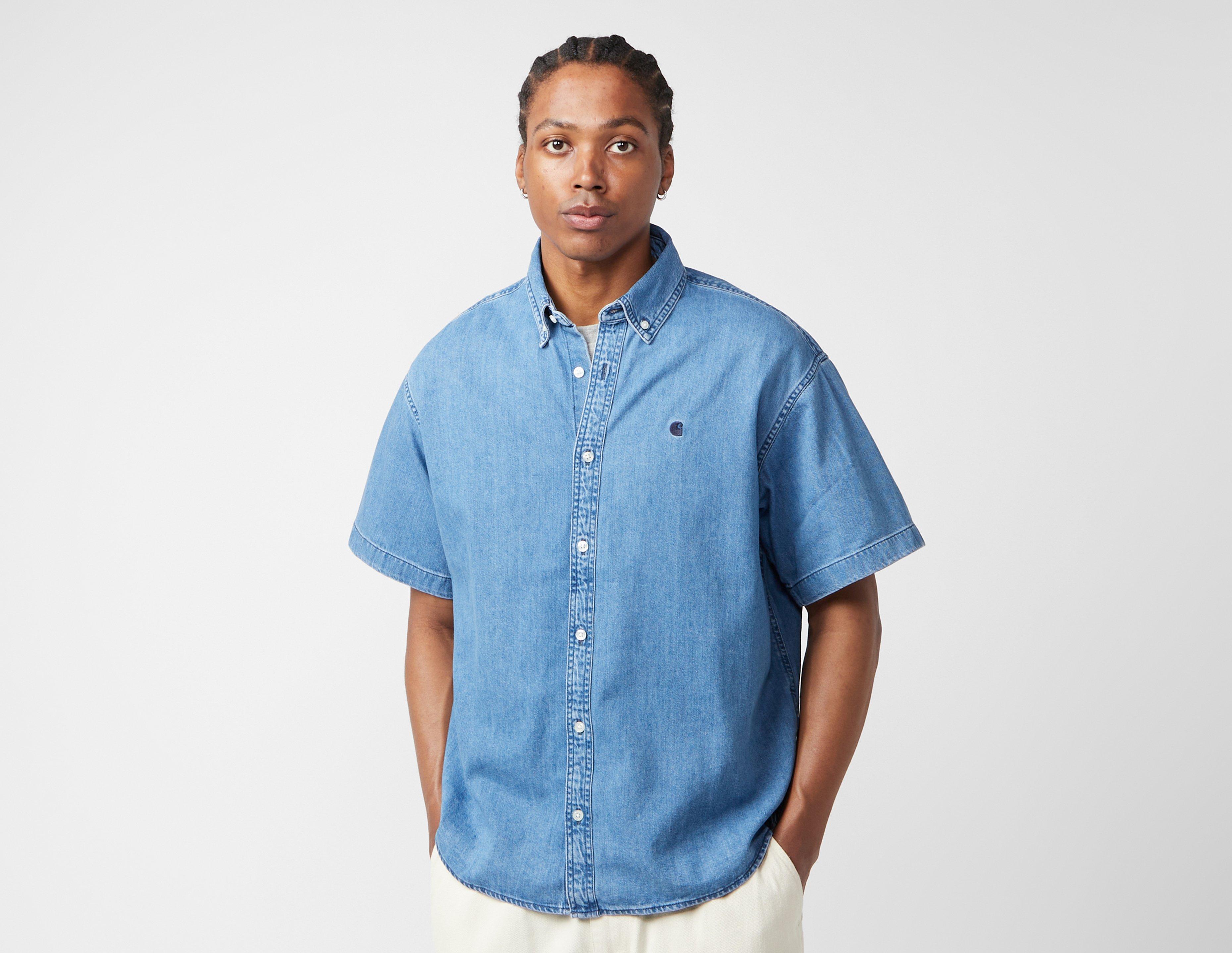 Carhartt Wip Lucas Shirt Blue in  Men's Size Small