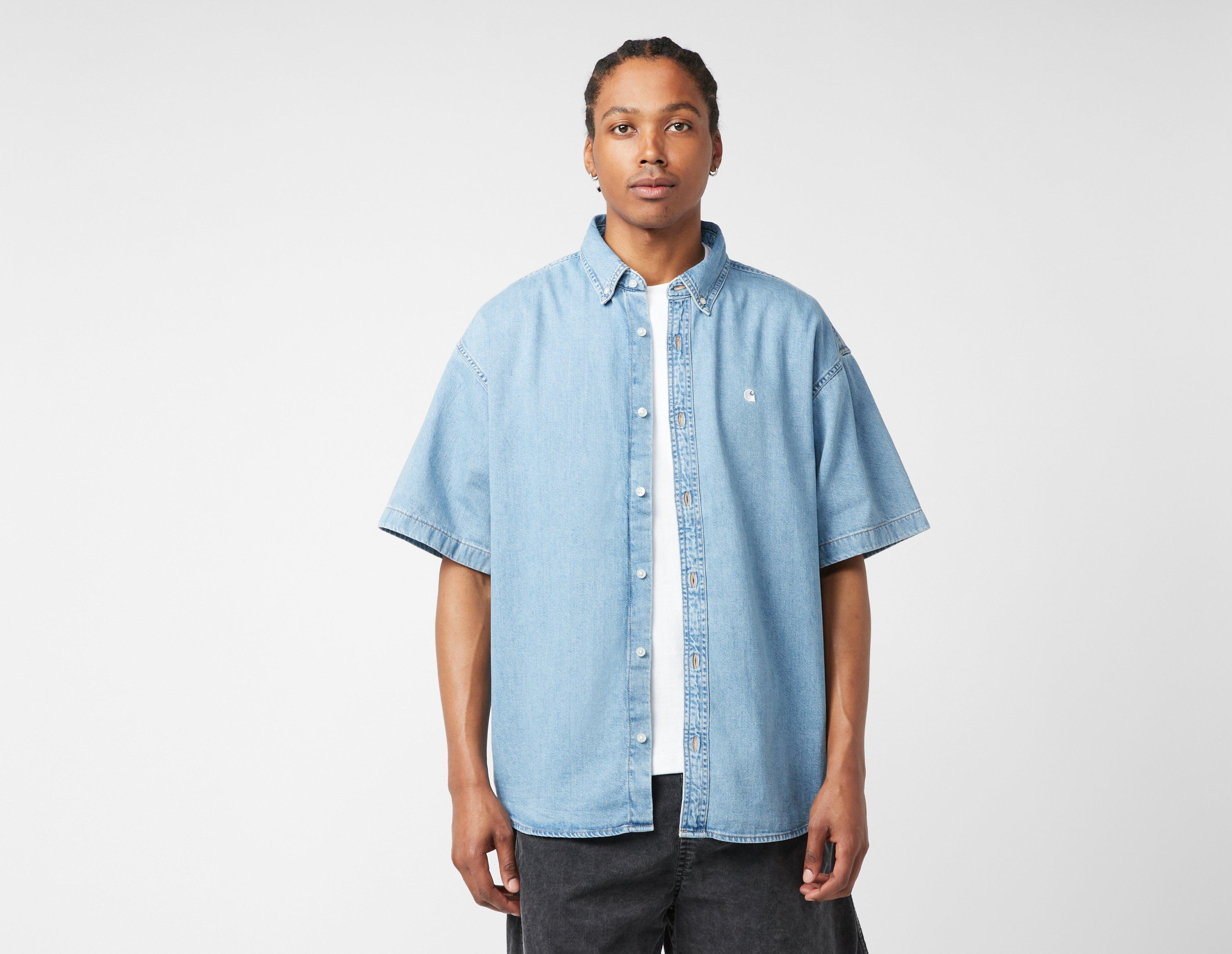 Carhartt Wip Lucas Shirt Blue in  Men's Size Small