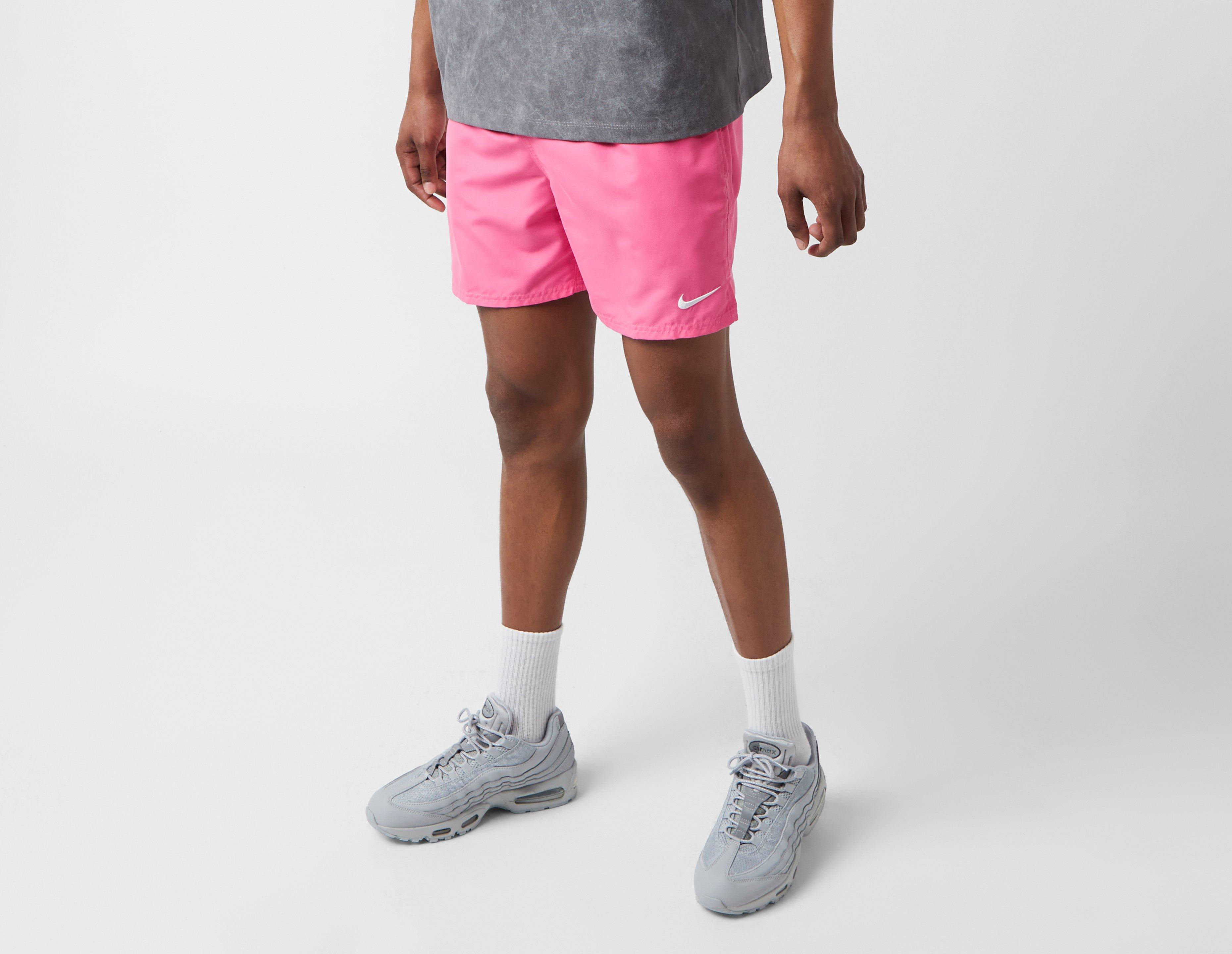 Nike Swim Essential 5" Volley Shorts Pink in  Men's Size Medium