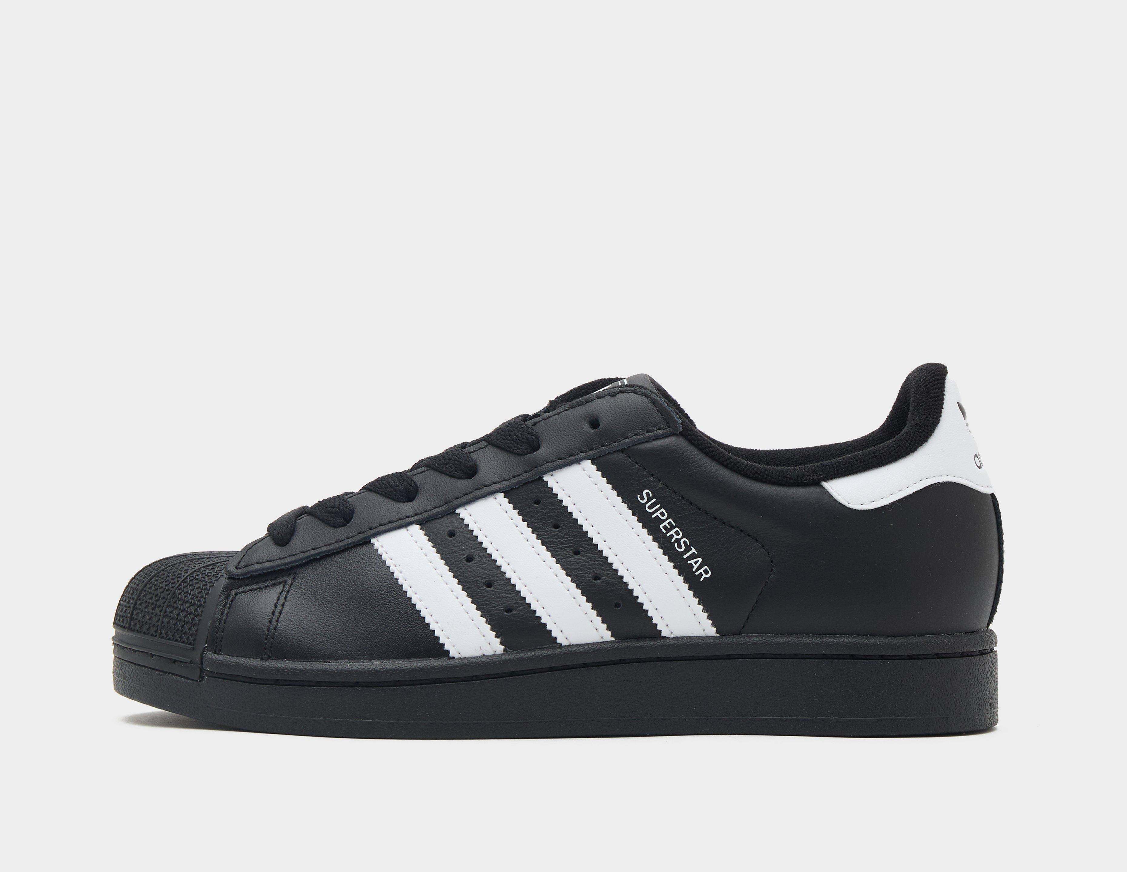 Womens adidas Originals superstar trainer II  - black - 6.5