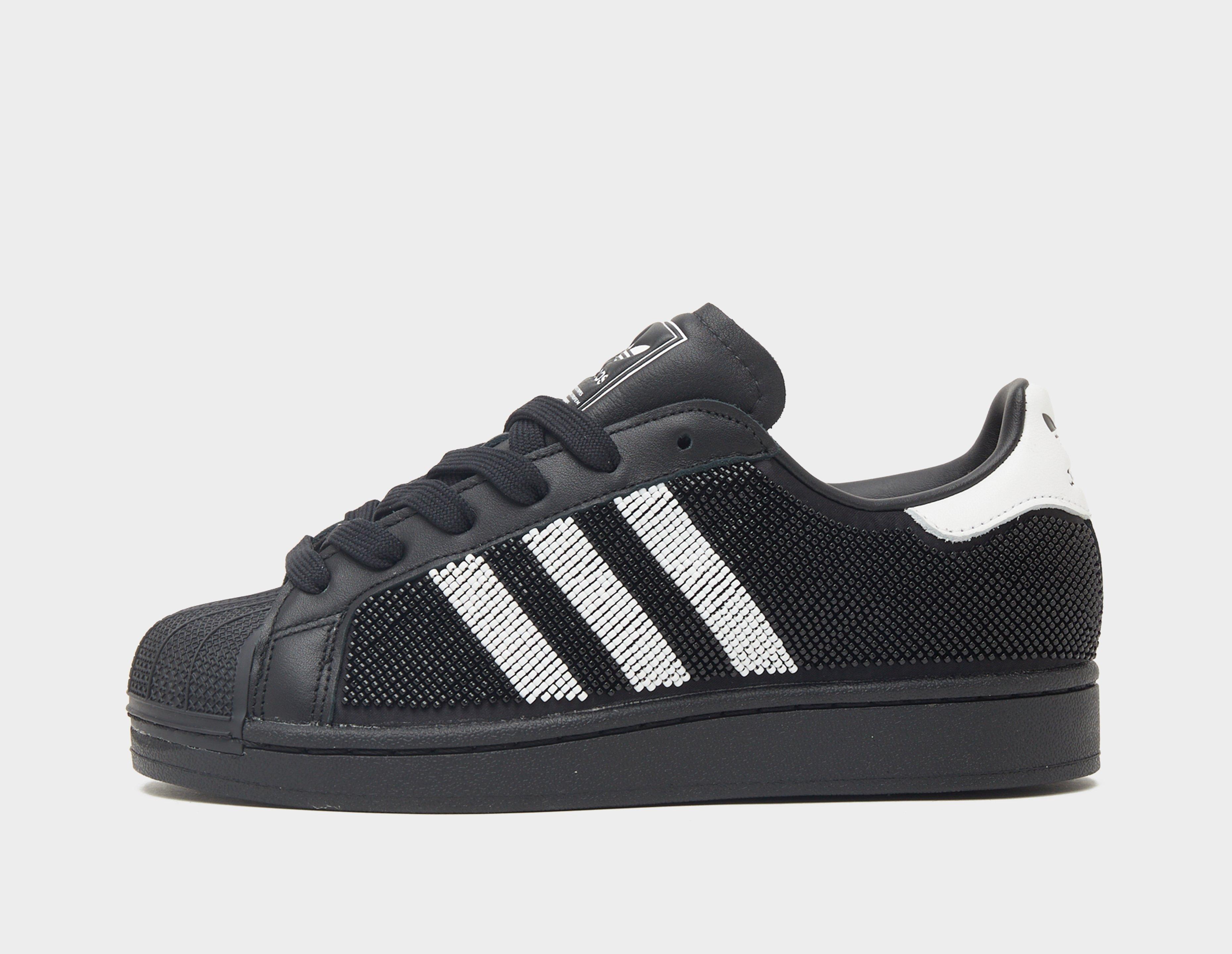 Womens adidas Originals superstar trainer II Beaded  - black - 6.5