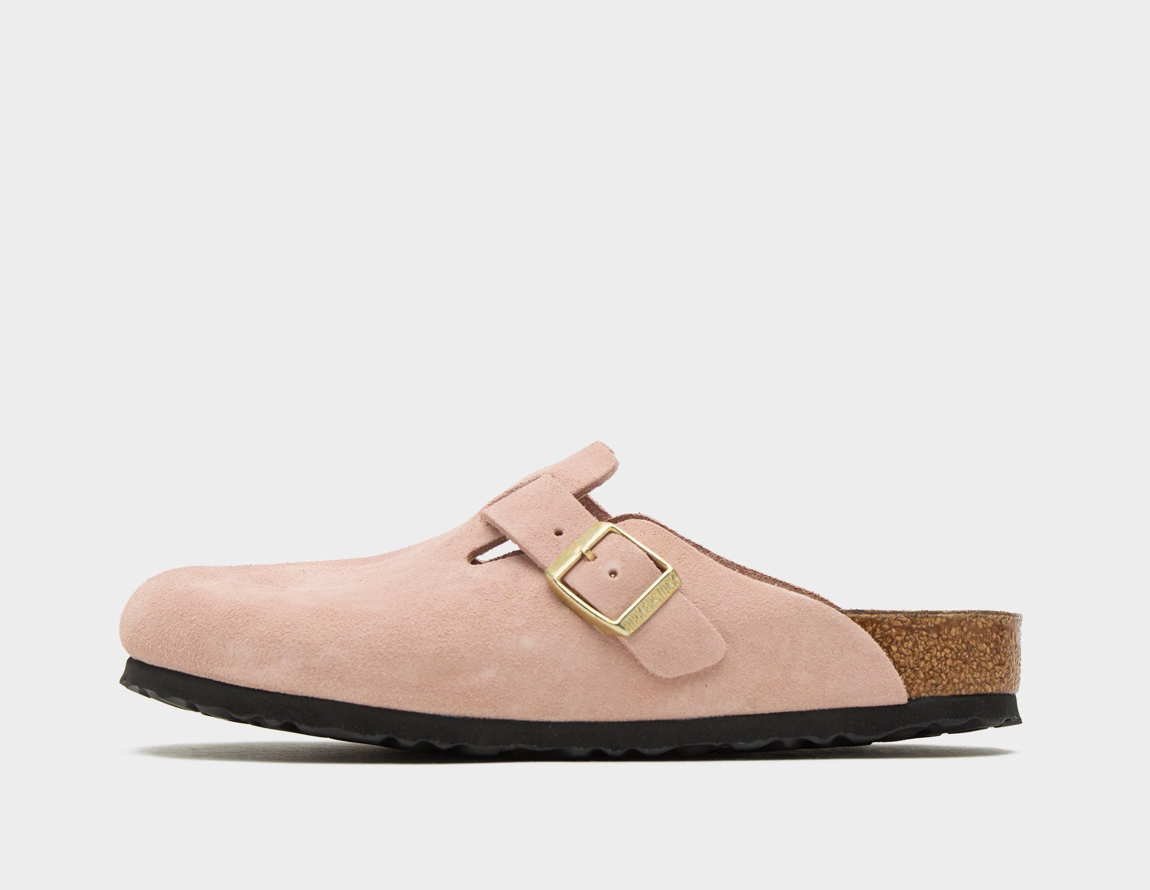 Suede clogs Birkenstock Boston