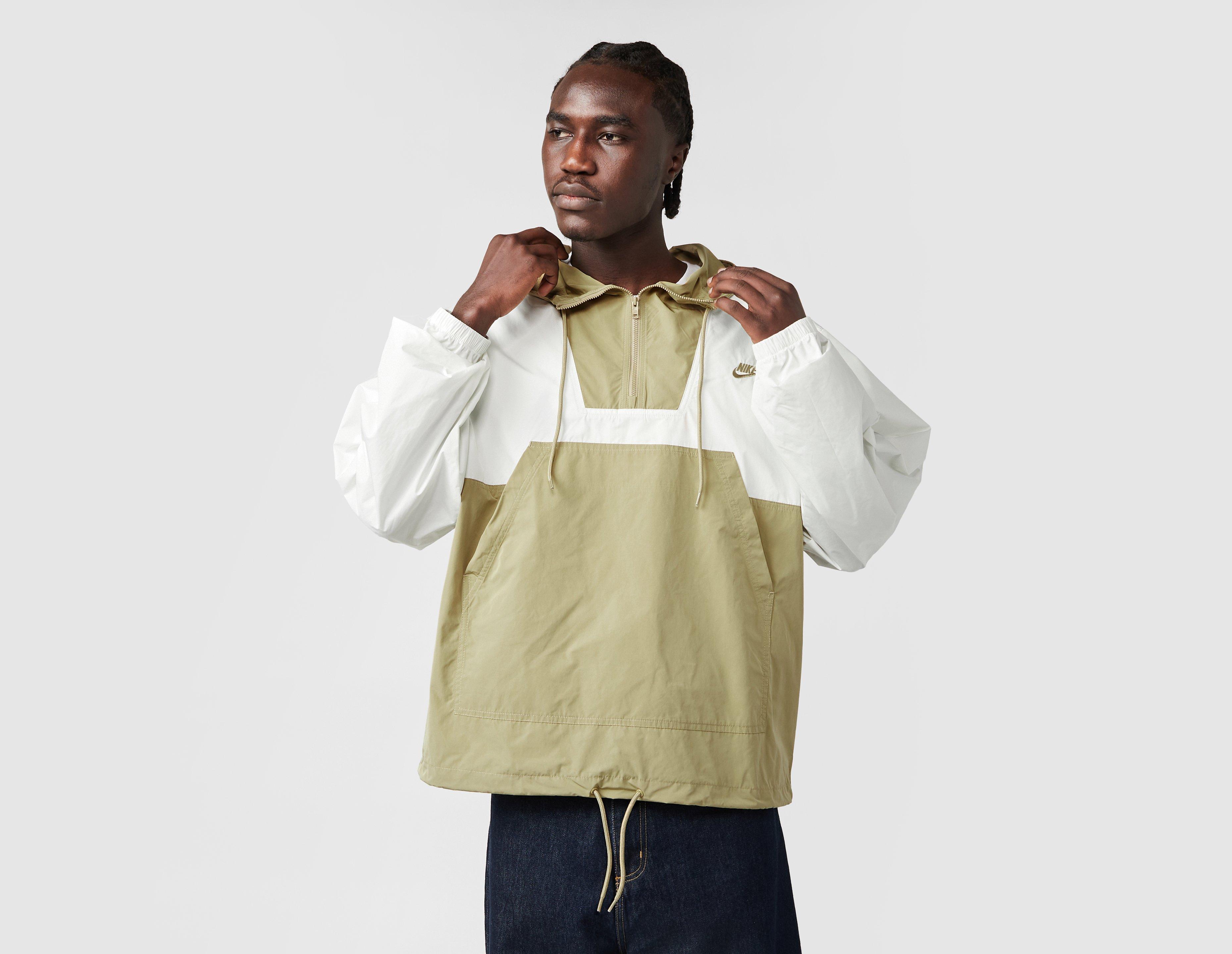 Nike Club Marina Anorak Jacket Beige in  Men's Size Medium