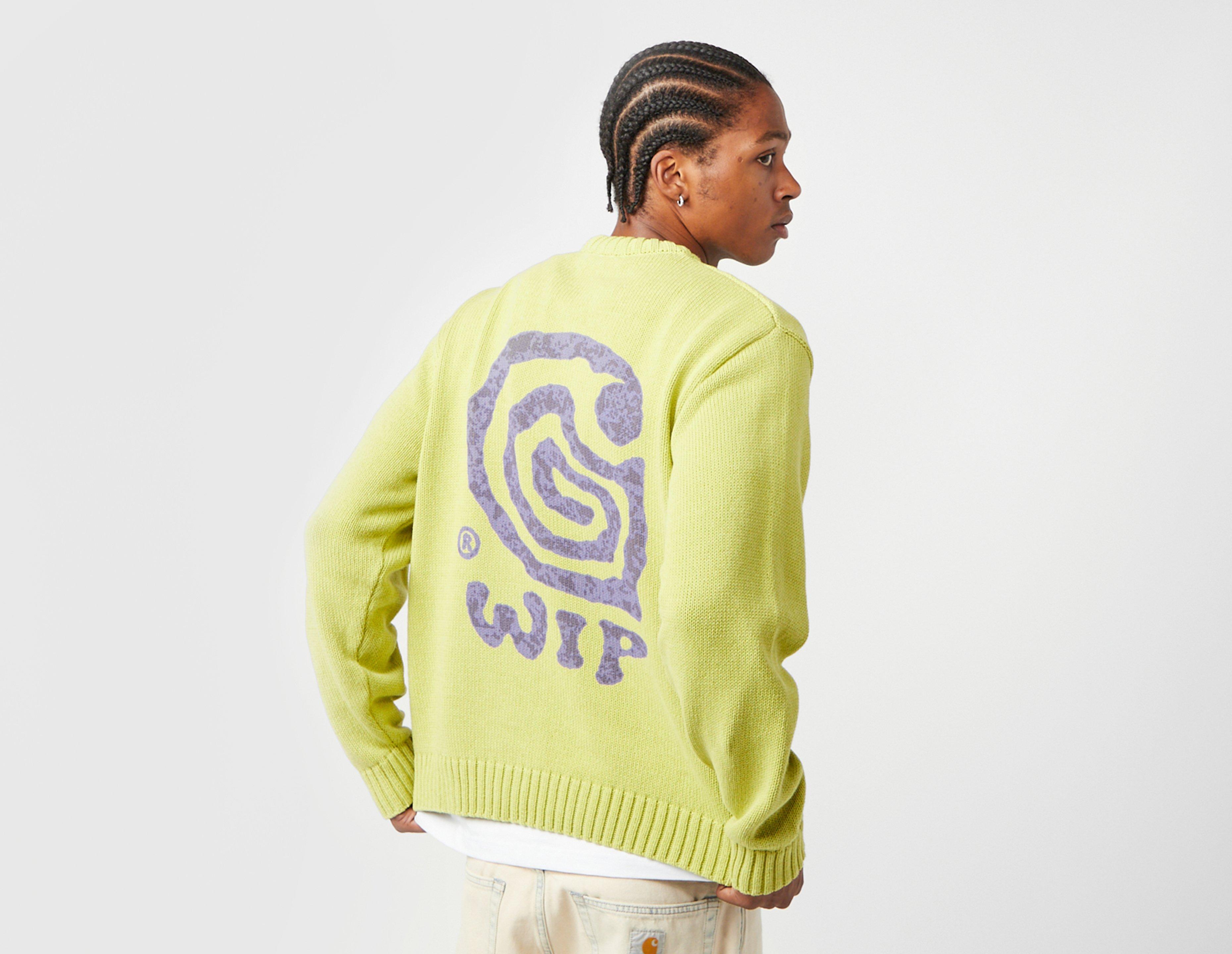 Carhartt Wip Helix Knit Sweatshirt Green in  Men's Size Large