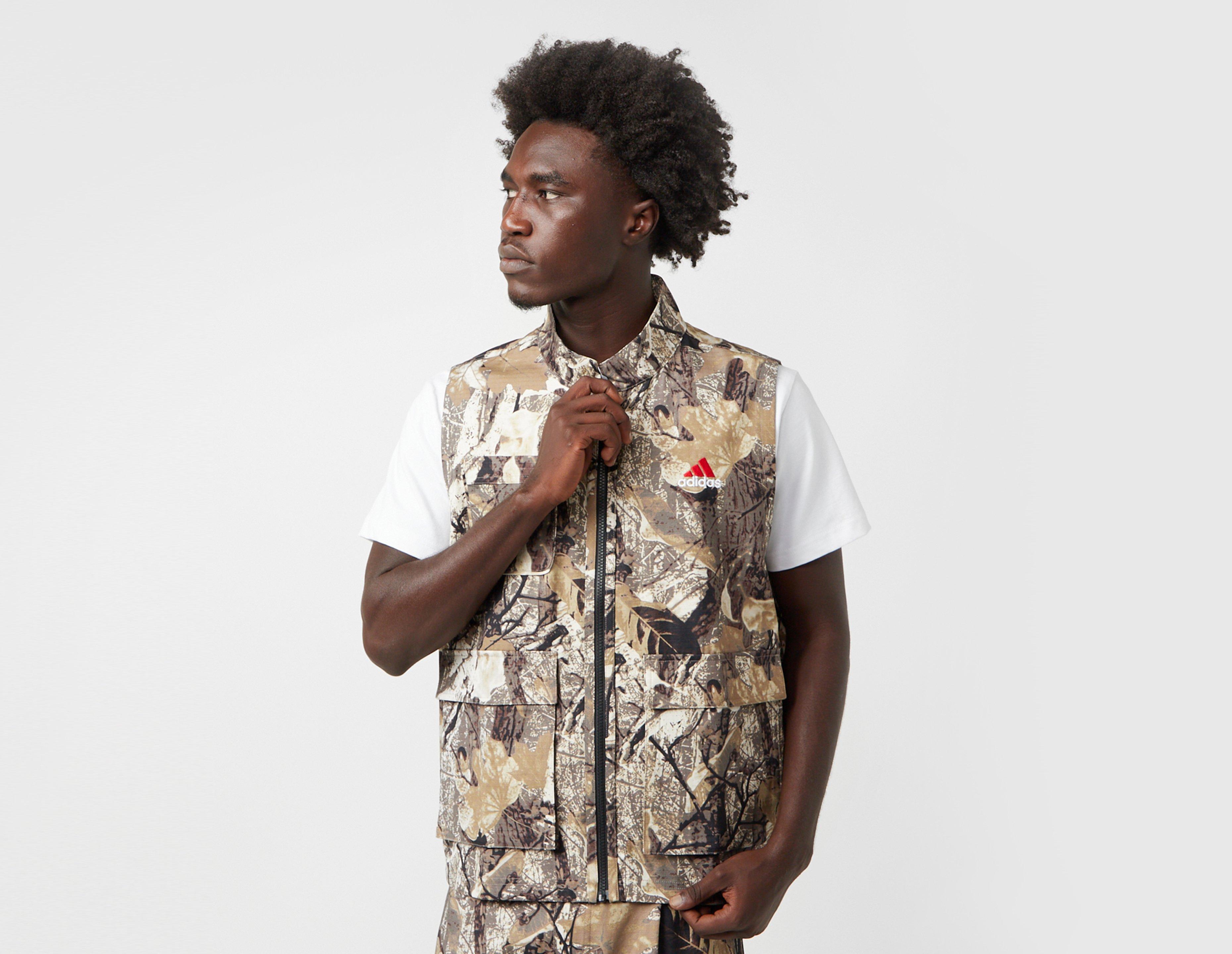 Adidas Originals Camo Vest Brown in  Men's Size Small