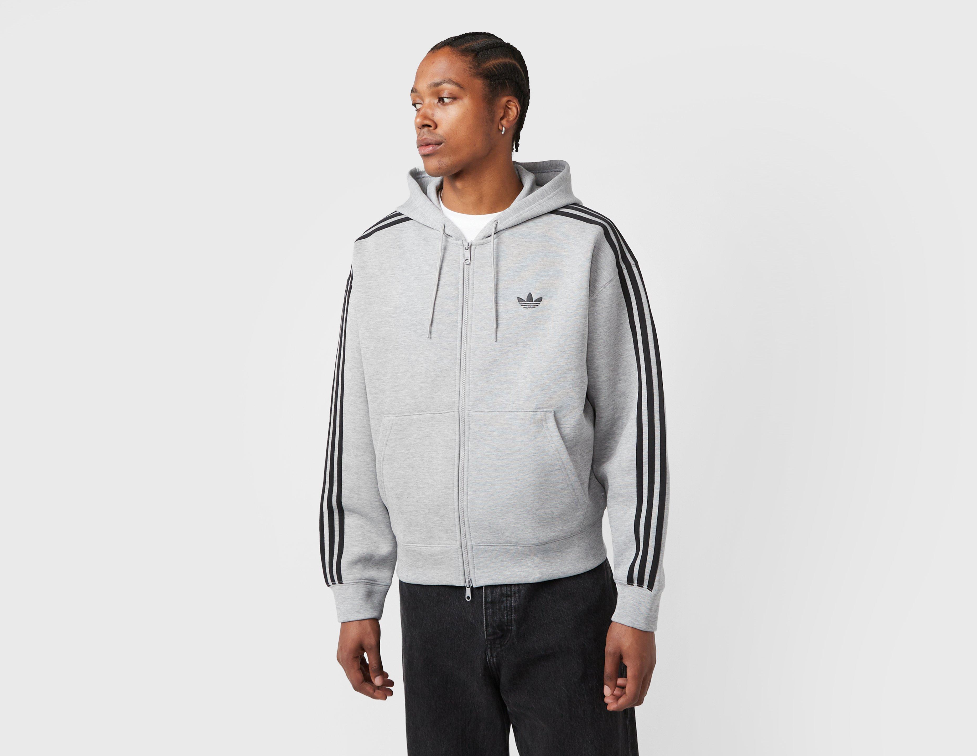 Adidas Originals Adicolor Spacer Oversized Hoodie Grey in  Men's Size Small