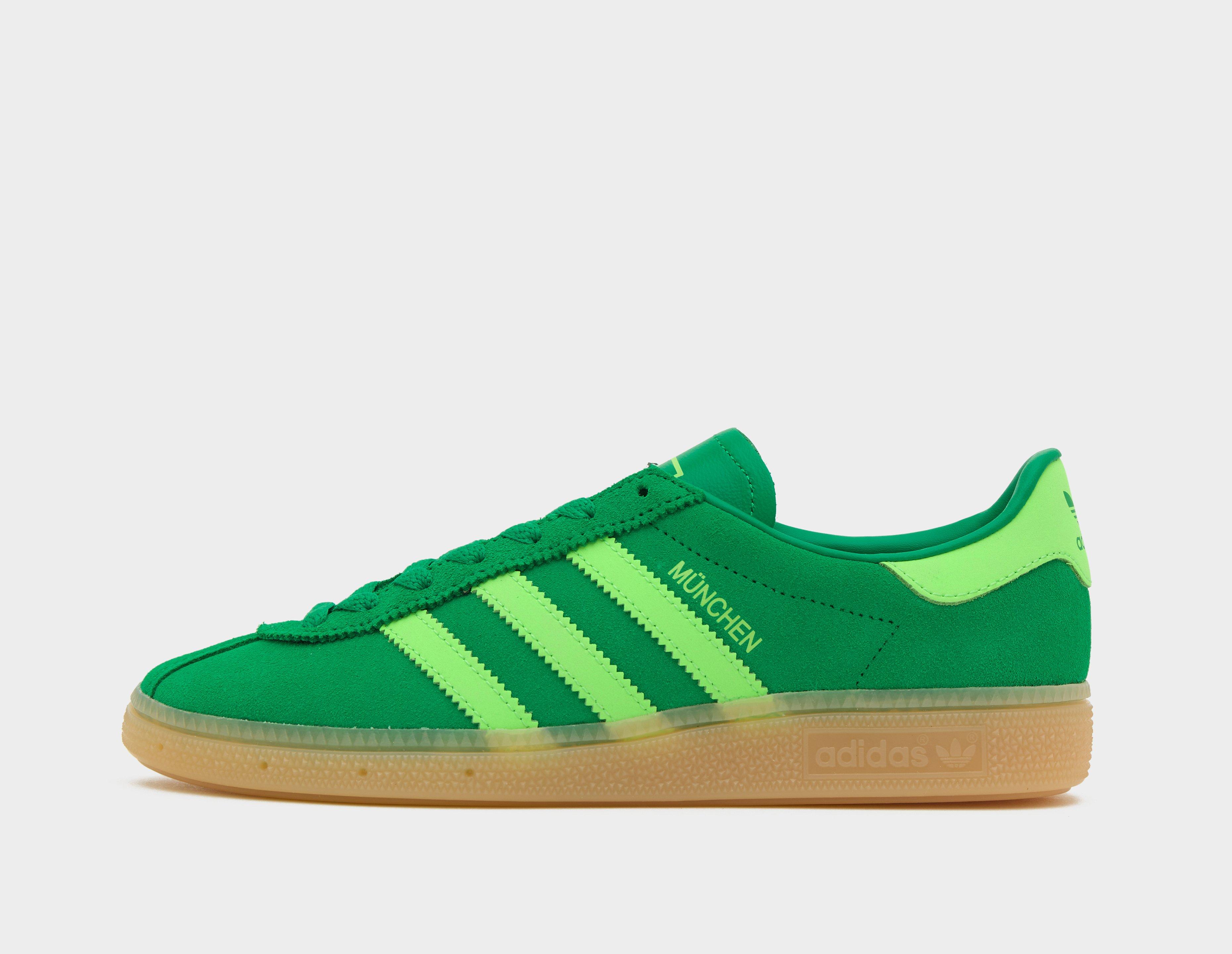 Womens adidas Originals Munchen  - Green - 4.5