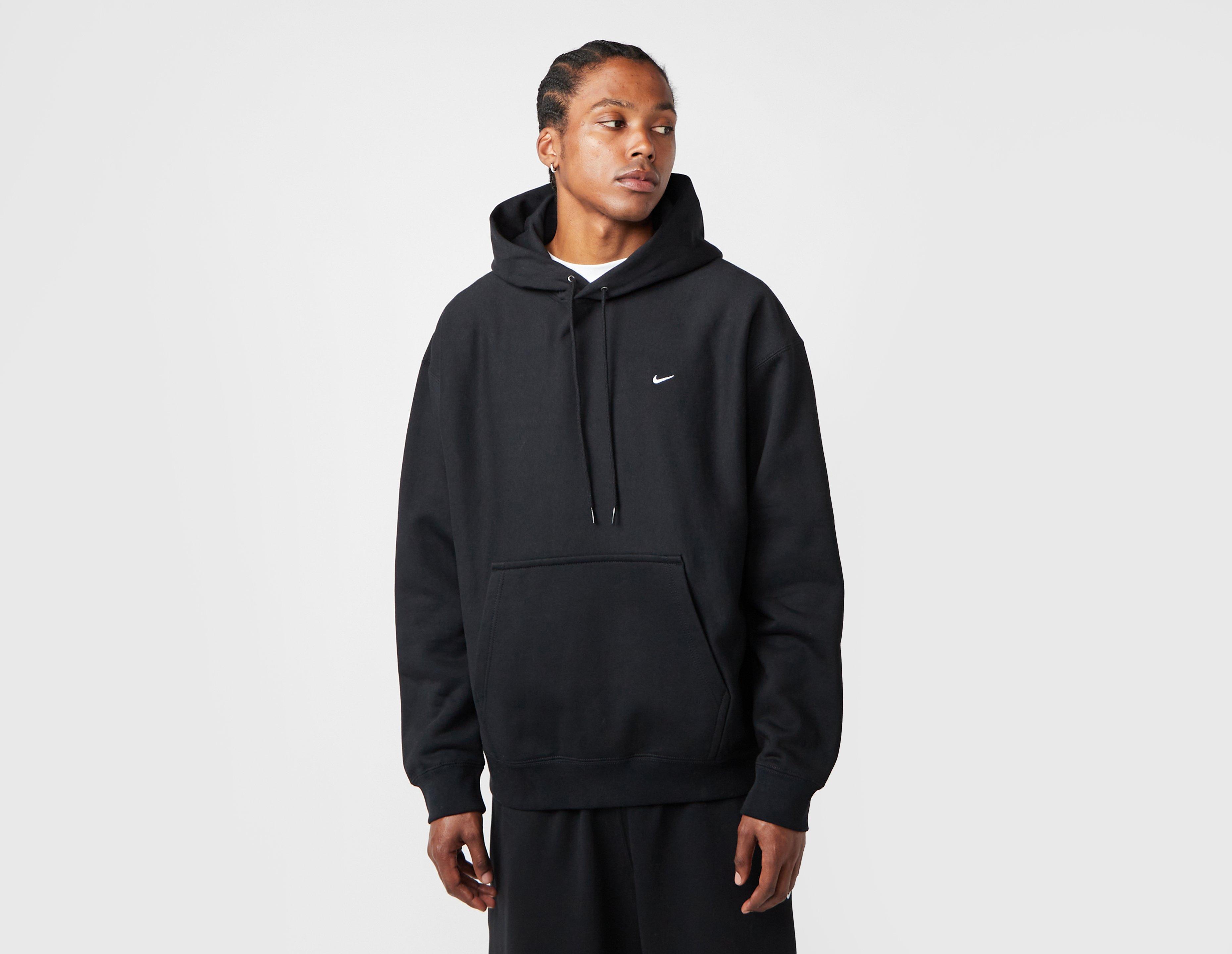 Nike Solo Swoosh Fleece Hoodie Black in  Men's Size XL