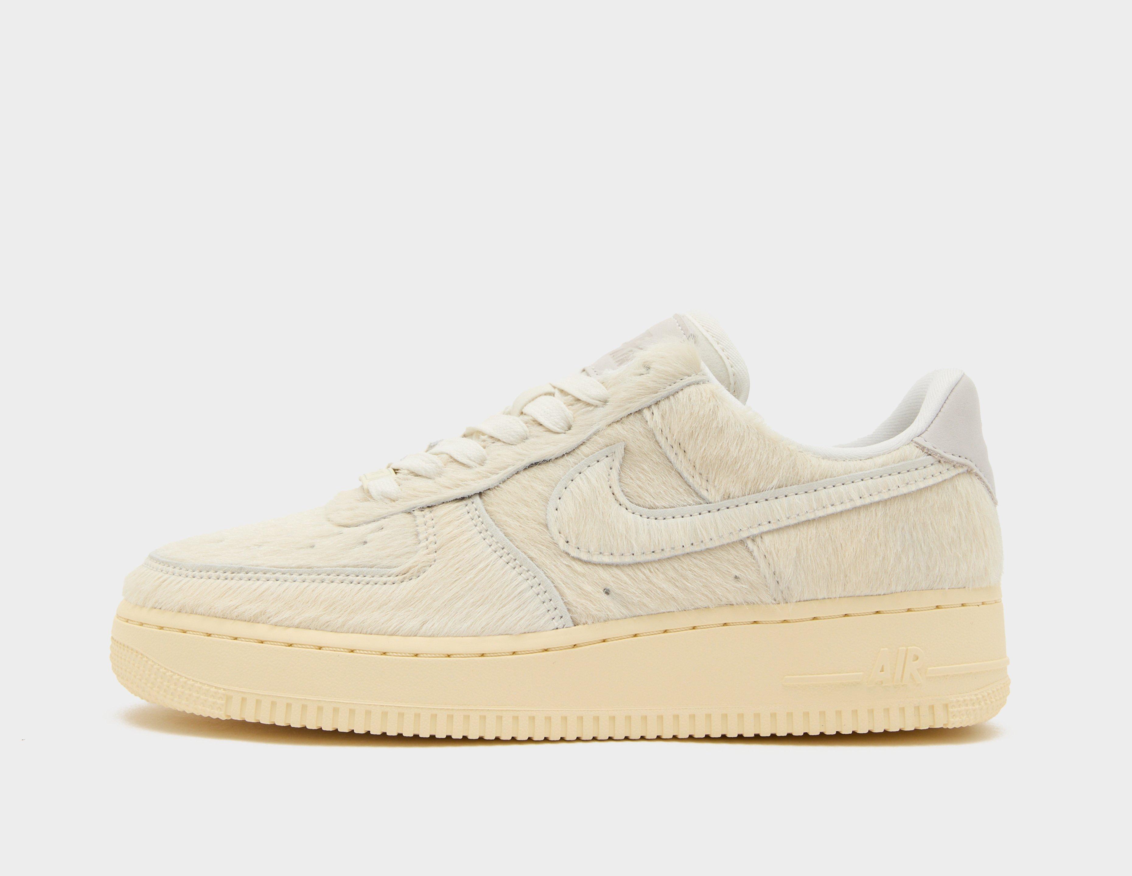 Nike  Air Force 1 Low Pony Hair Beige in  Women's Size 4.5