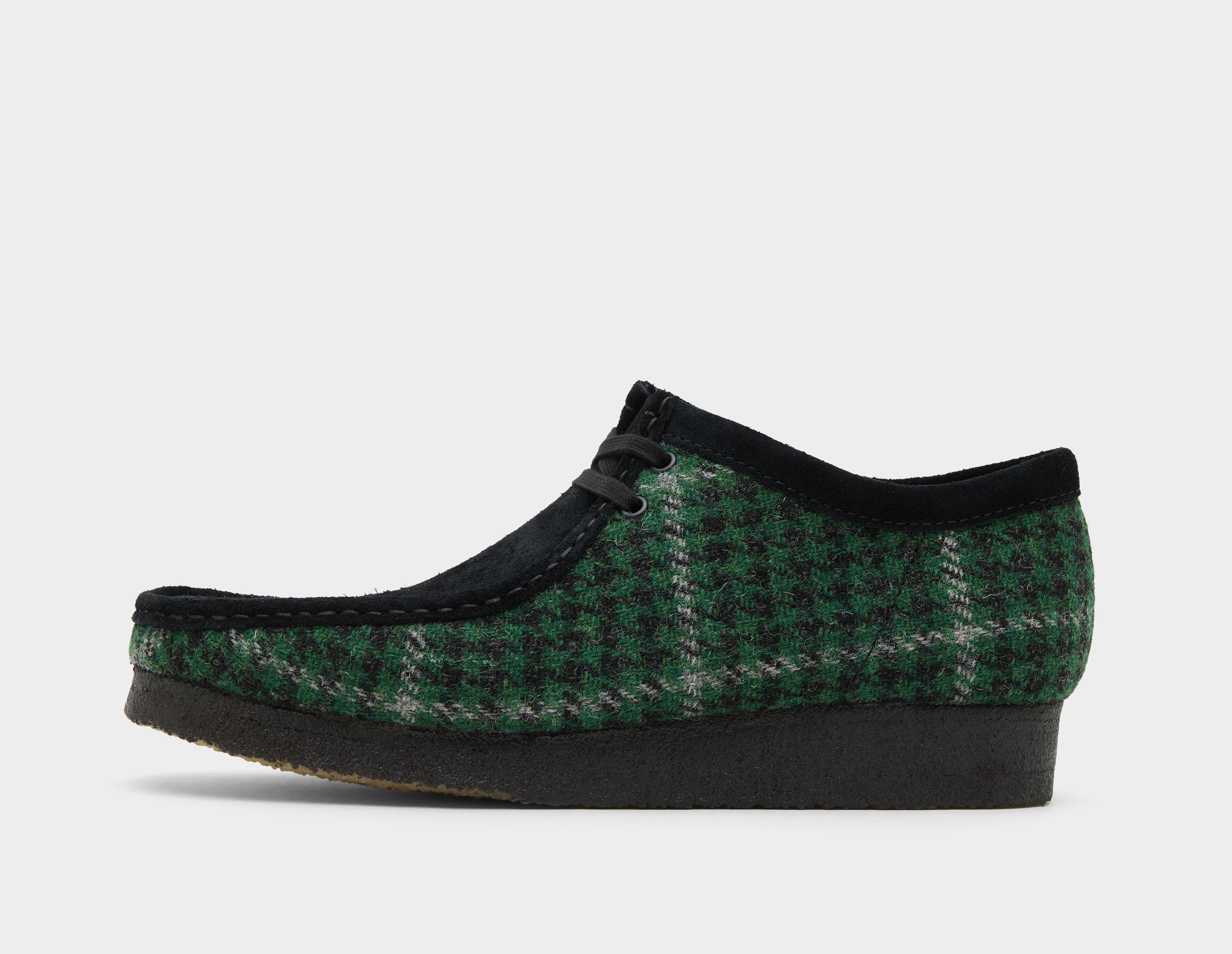 Clarks Originals Wallabee Harris Tweed Green in  Men's Size 9