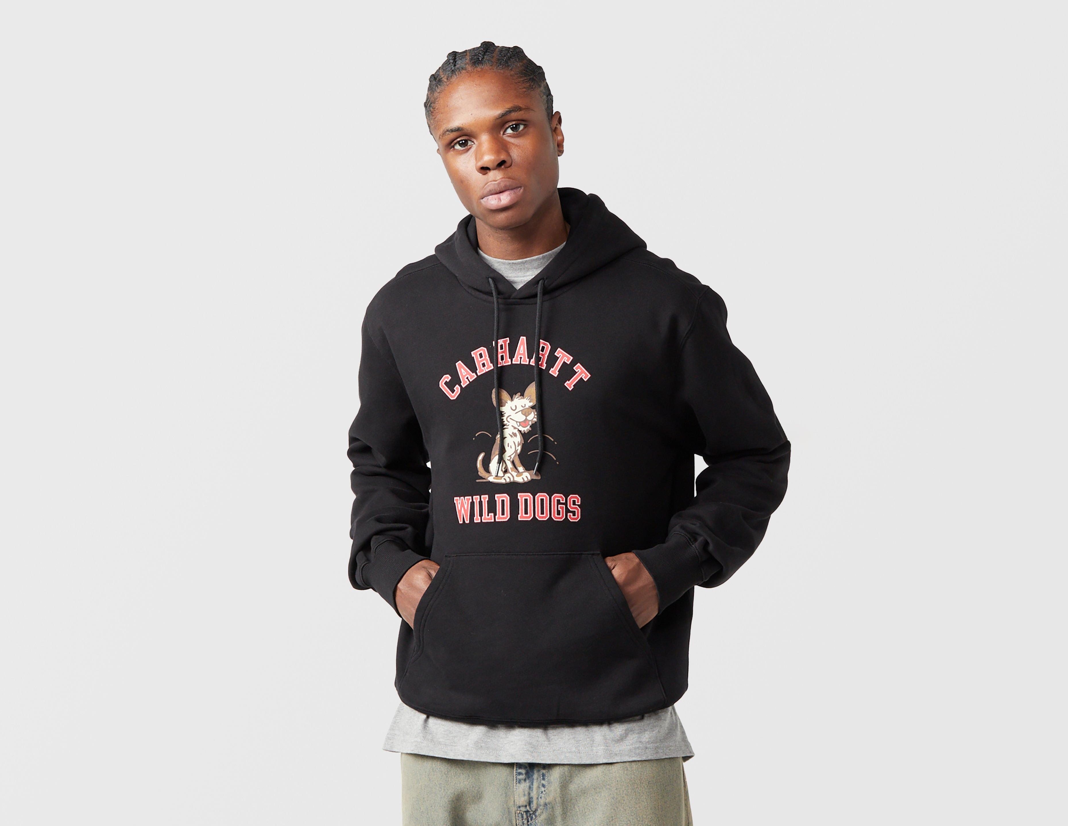 Carhartt Wip Wild Dogs Hoodie Black in  Men's Size Medium