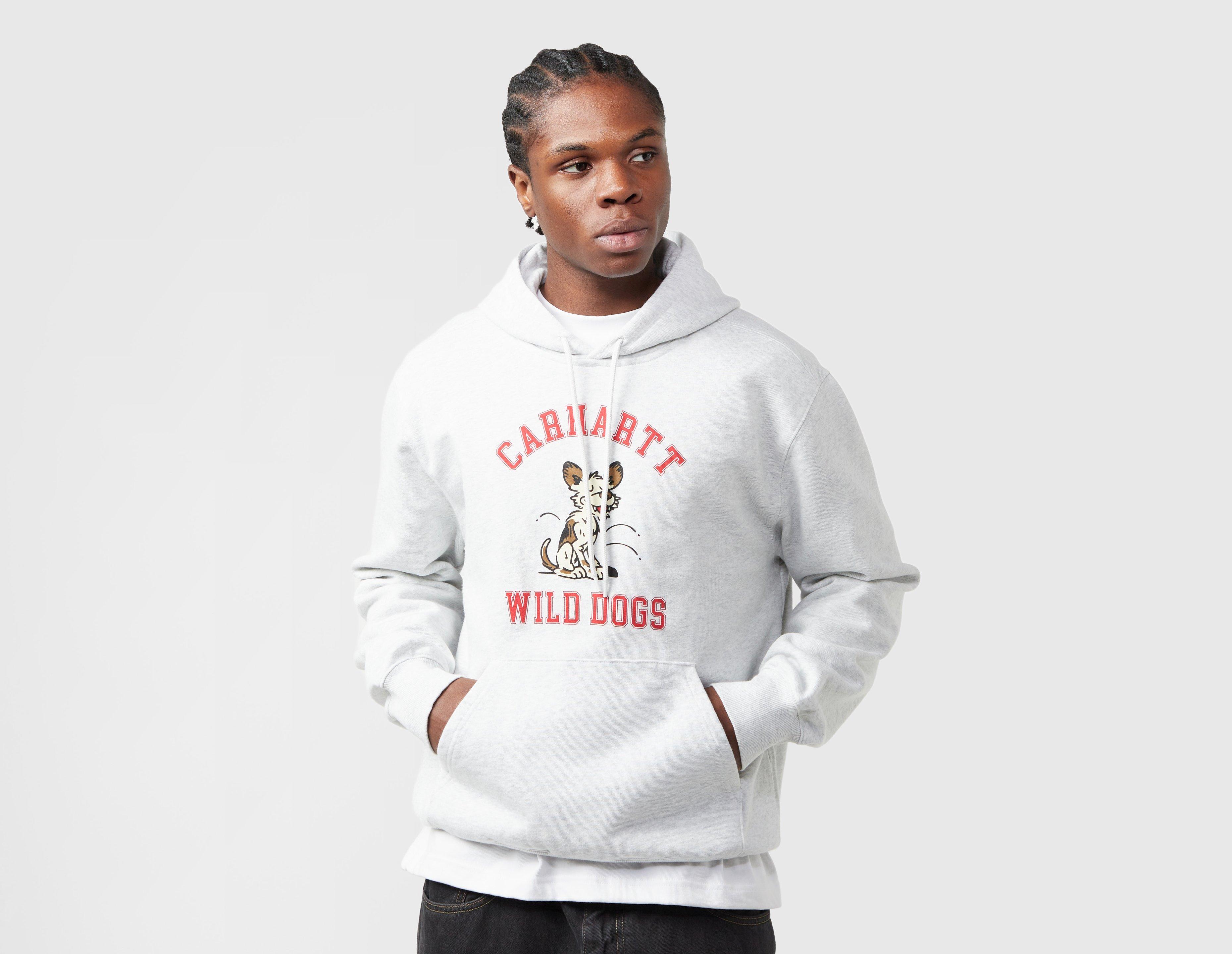 Carhartt Wip Wild Dogs Hoodie Grey in  Men's Size Large