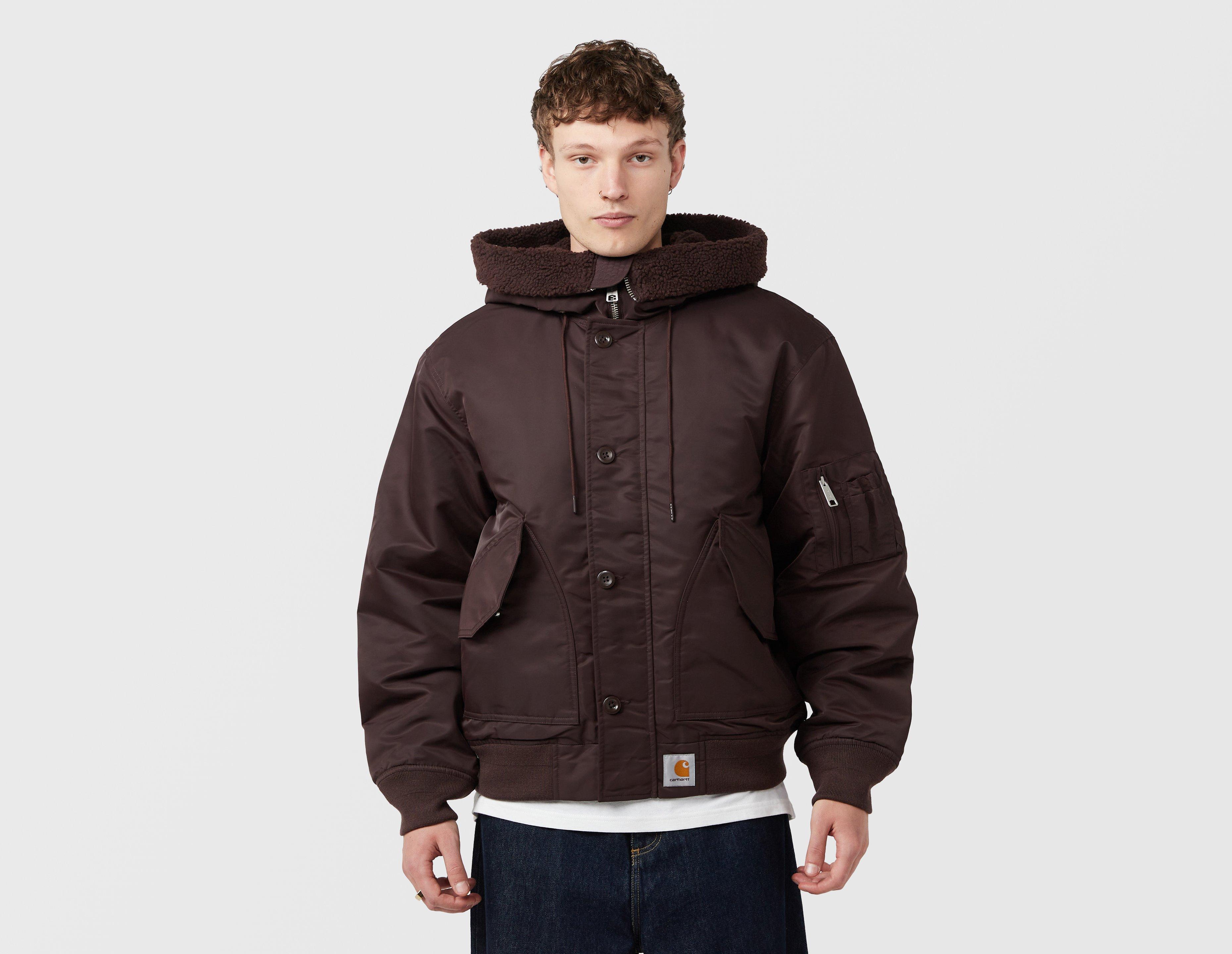 Carhartt Wip Oltera Bomber Jacket Brown in  Men's Size Large