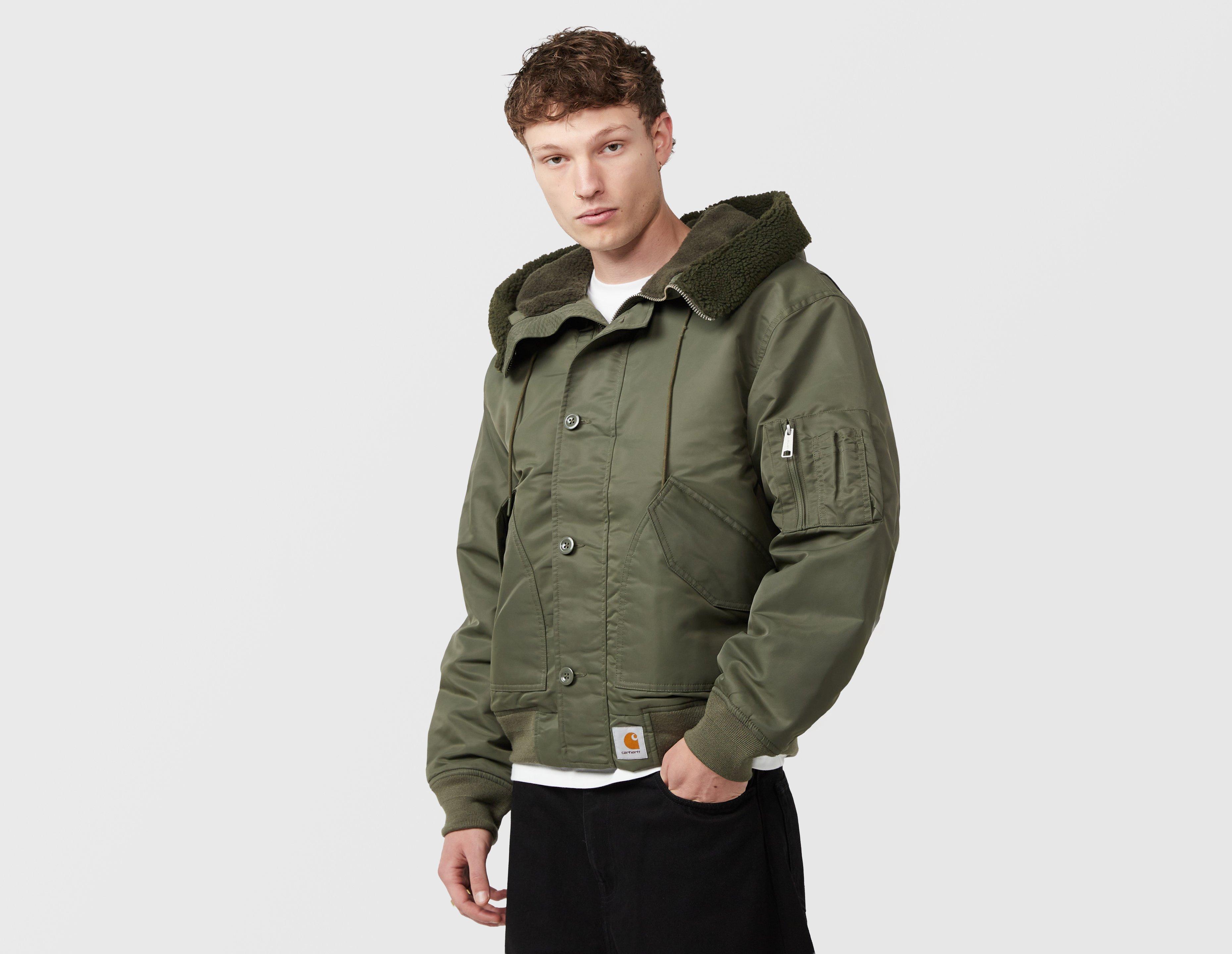 Carhartt Wip Oltera Bomber Jacket Green in  Men's Size Large