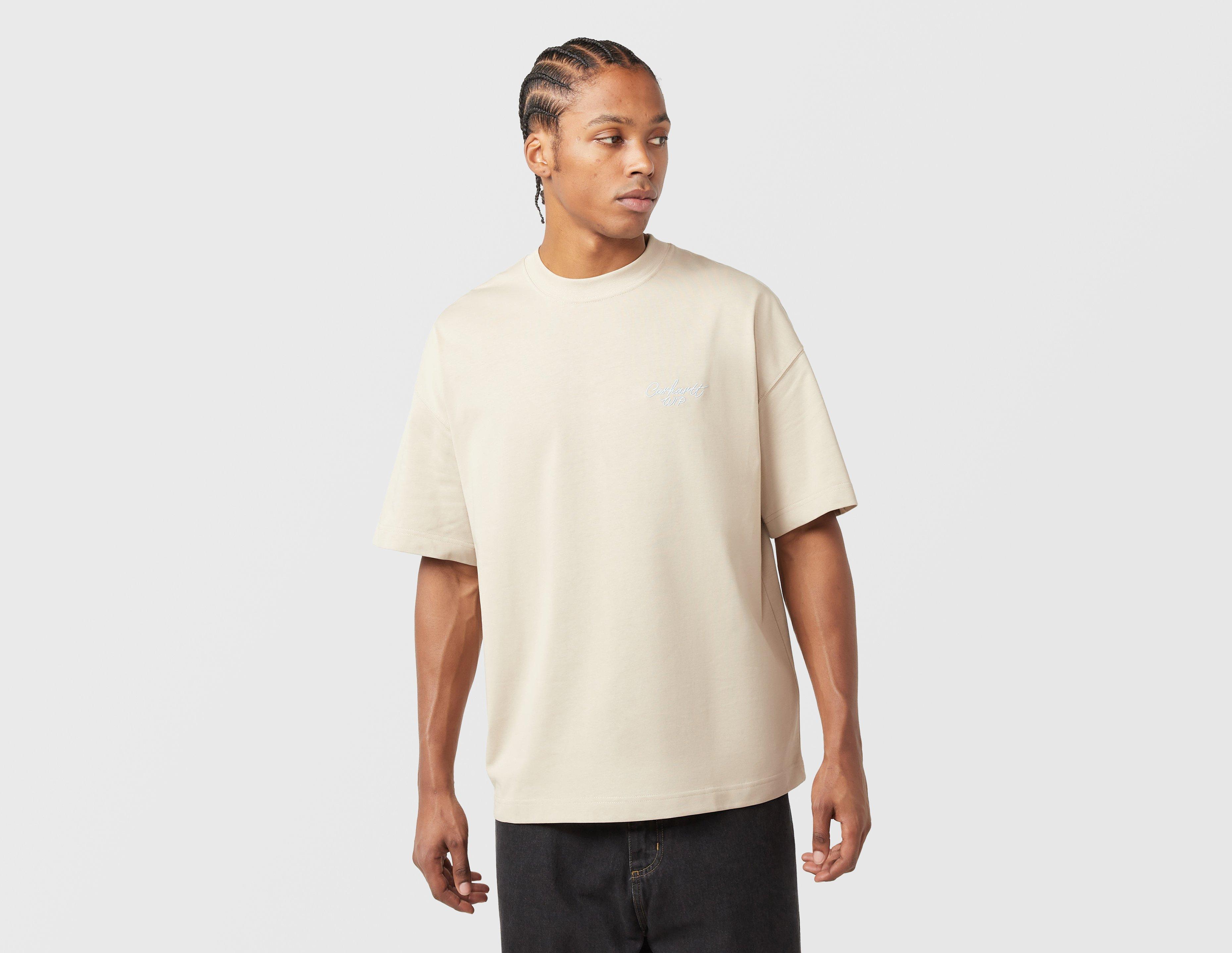 Carhartt Wip Signature Script T-Shirt Beige in  Men's Size Small