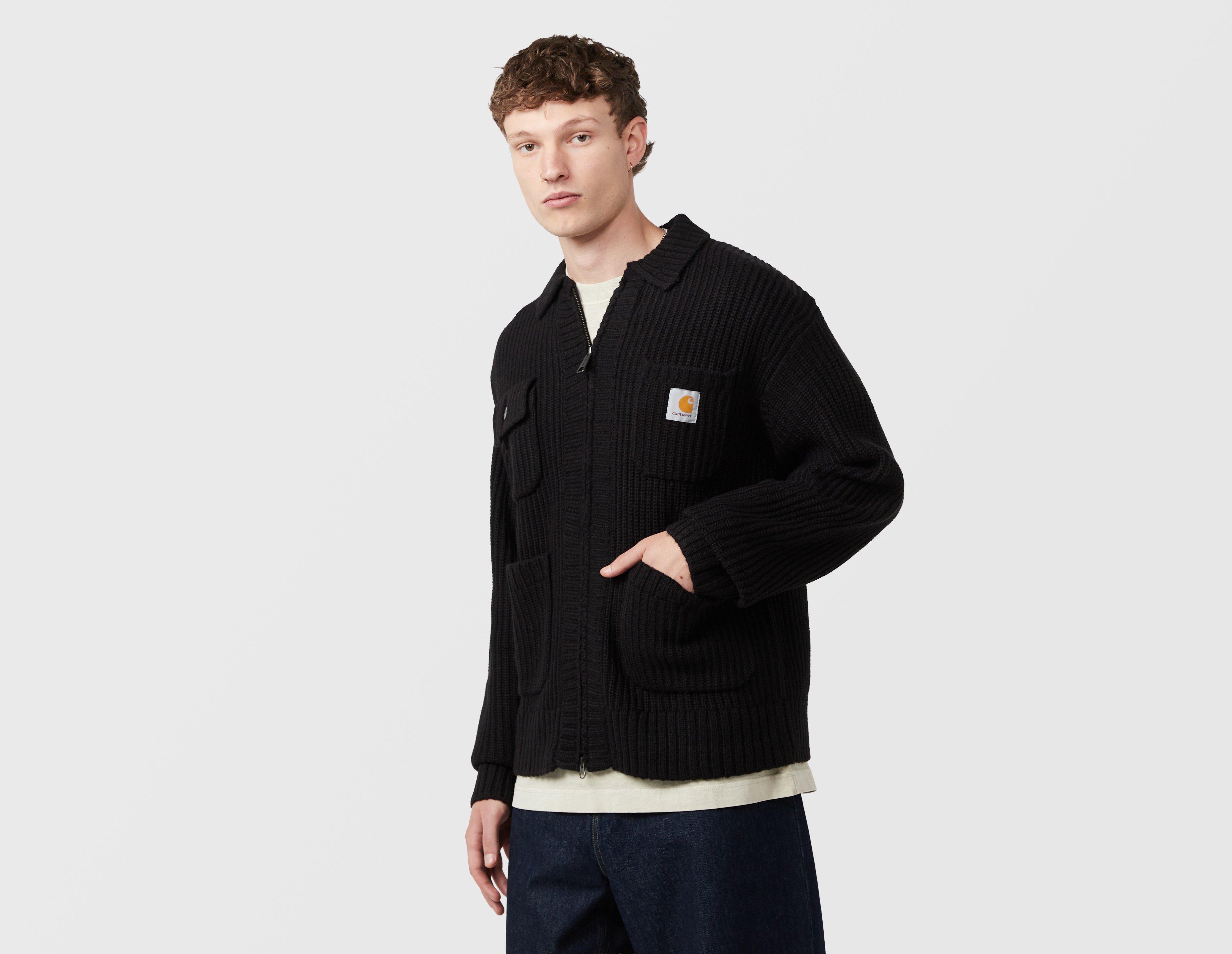 Carhartt Wip Chore Knit Jacket Black in  Men's Size Large