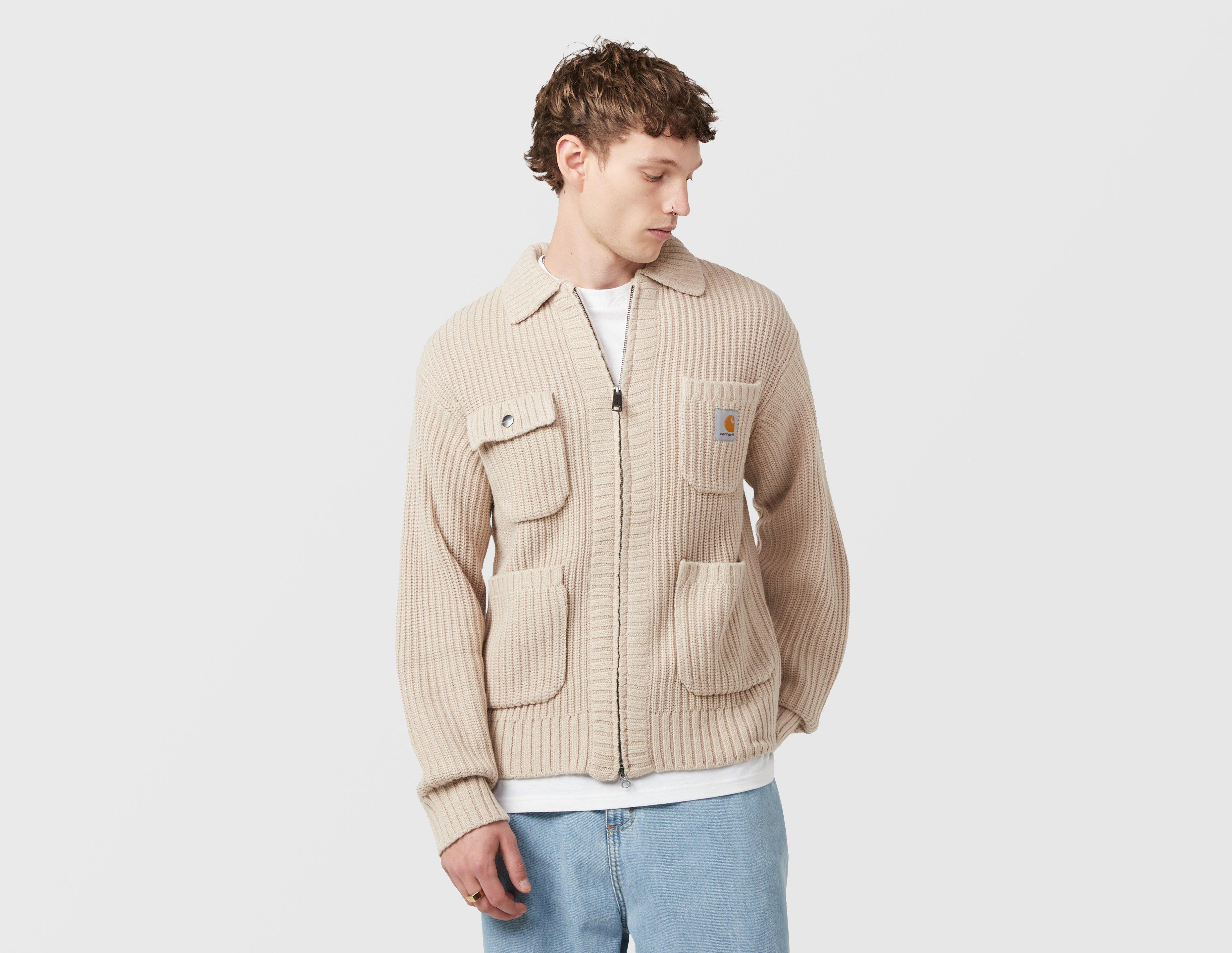 Carhartt Wip Chore Knit Jacket Beige in  Men's Size Large