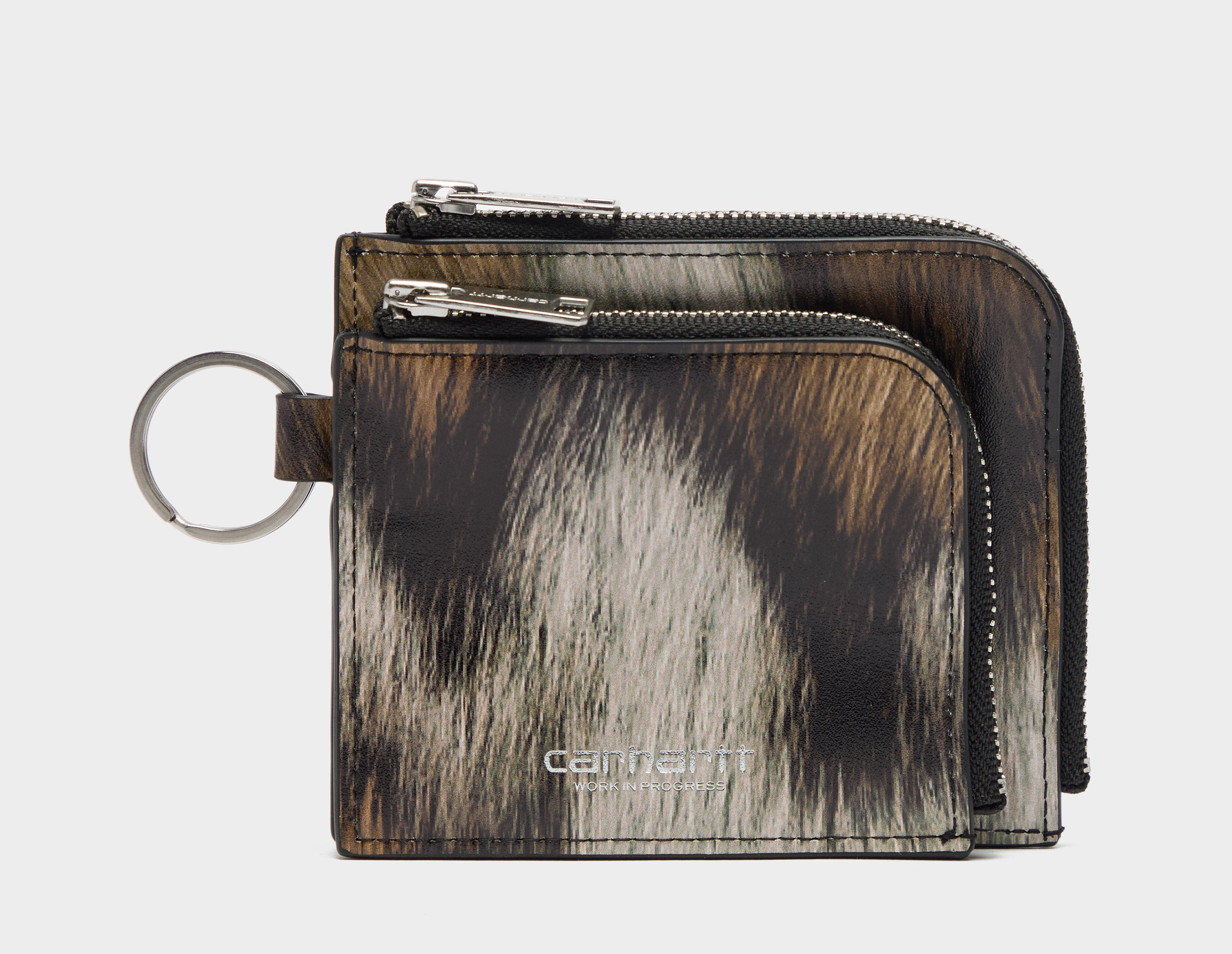 Carhartt Wip Vegas Double Zip Wallet Brown in   Size One Size