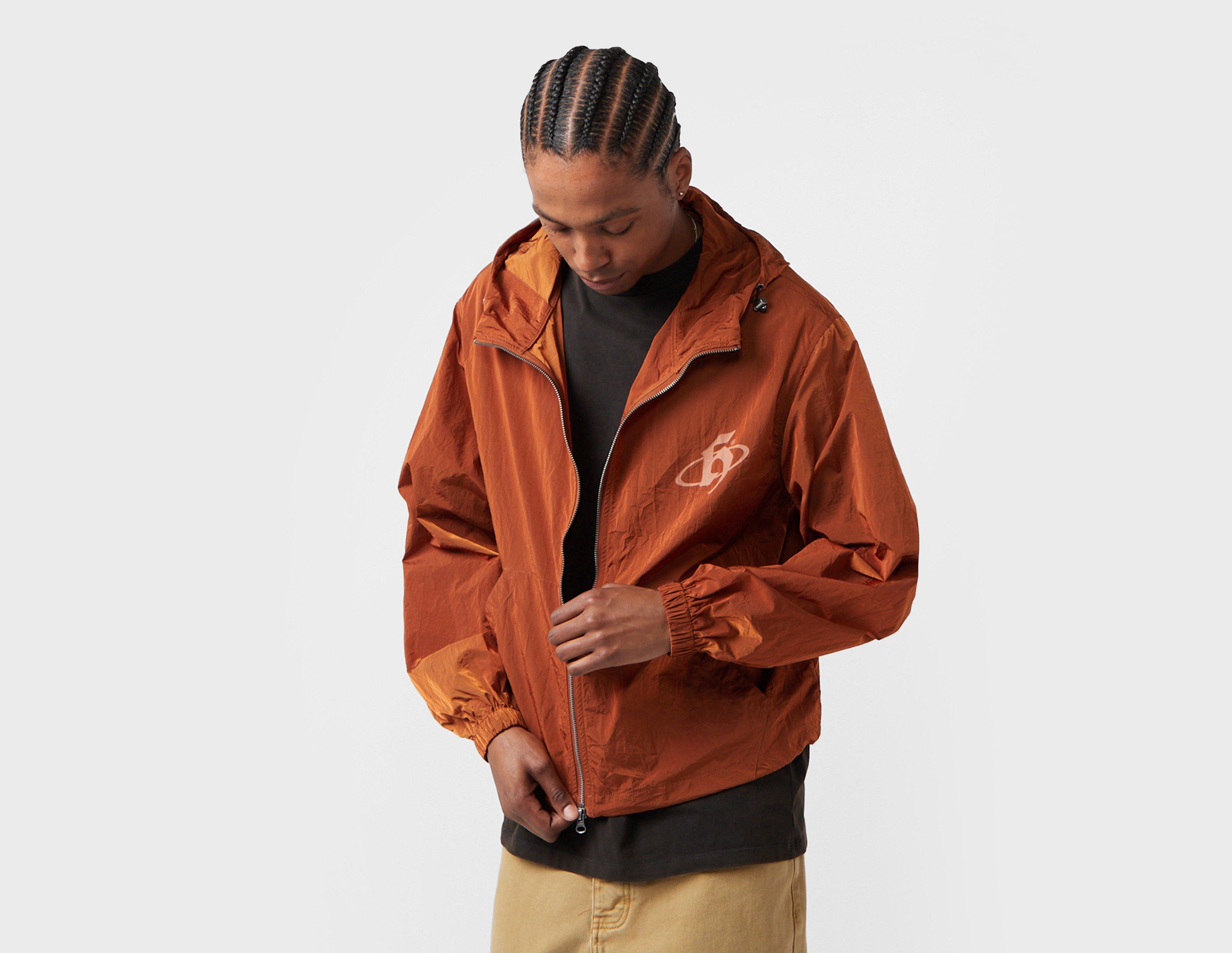 Home Grown Halo Crinkle Jacket Orange in  Men's Size XL
