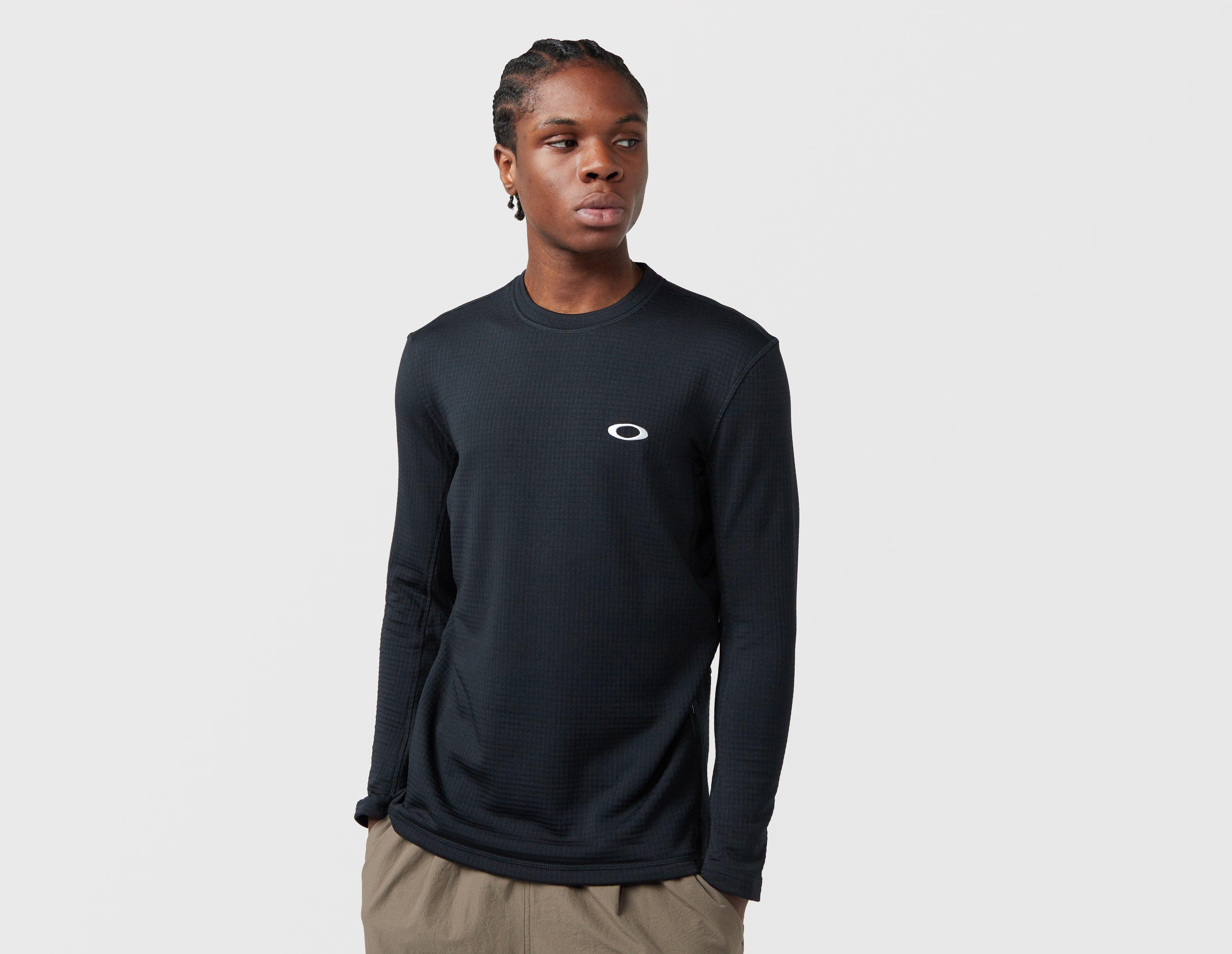 Oakley Seeker Thermal Long Sleeve Top Black in  Men's Size Small