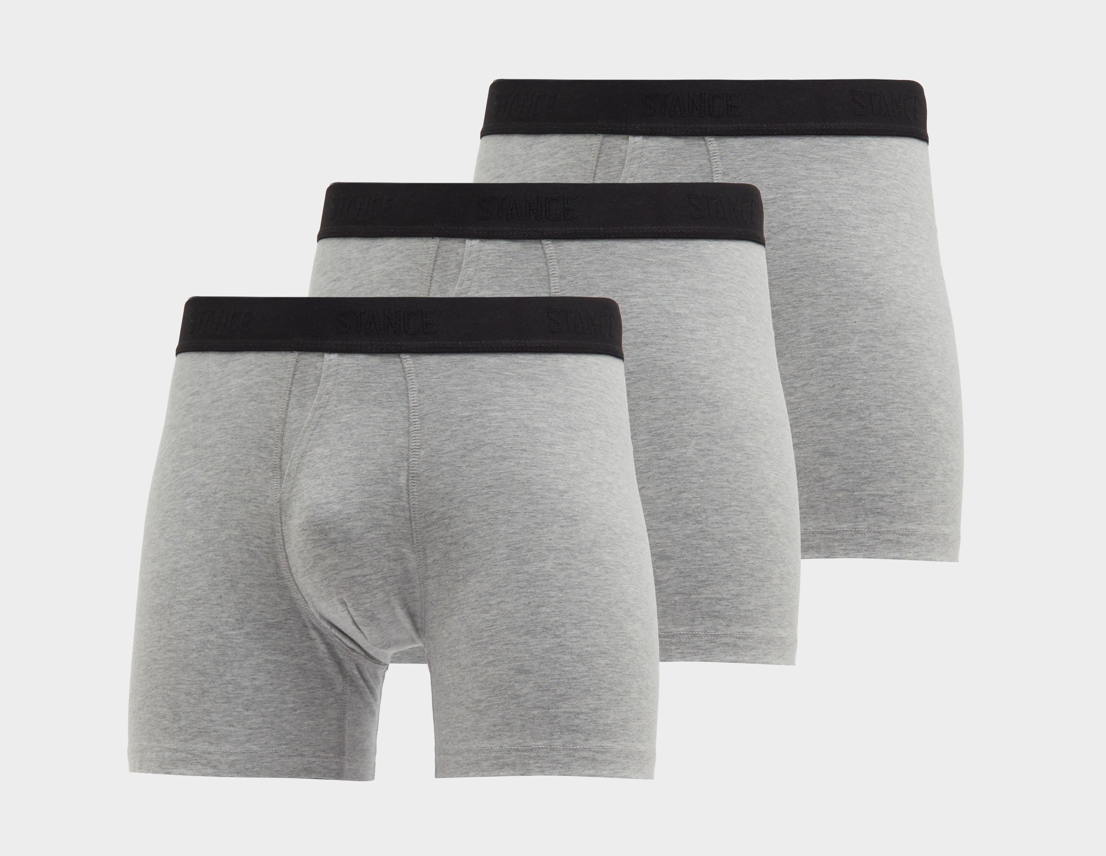 Stance Boxer Brief (3-Pack) Grey in  Men's Size Medium