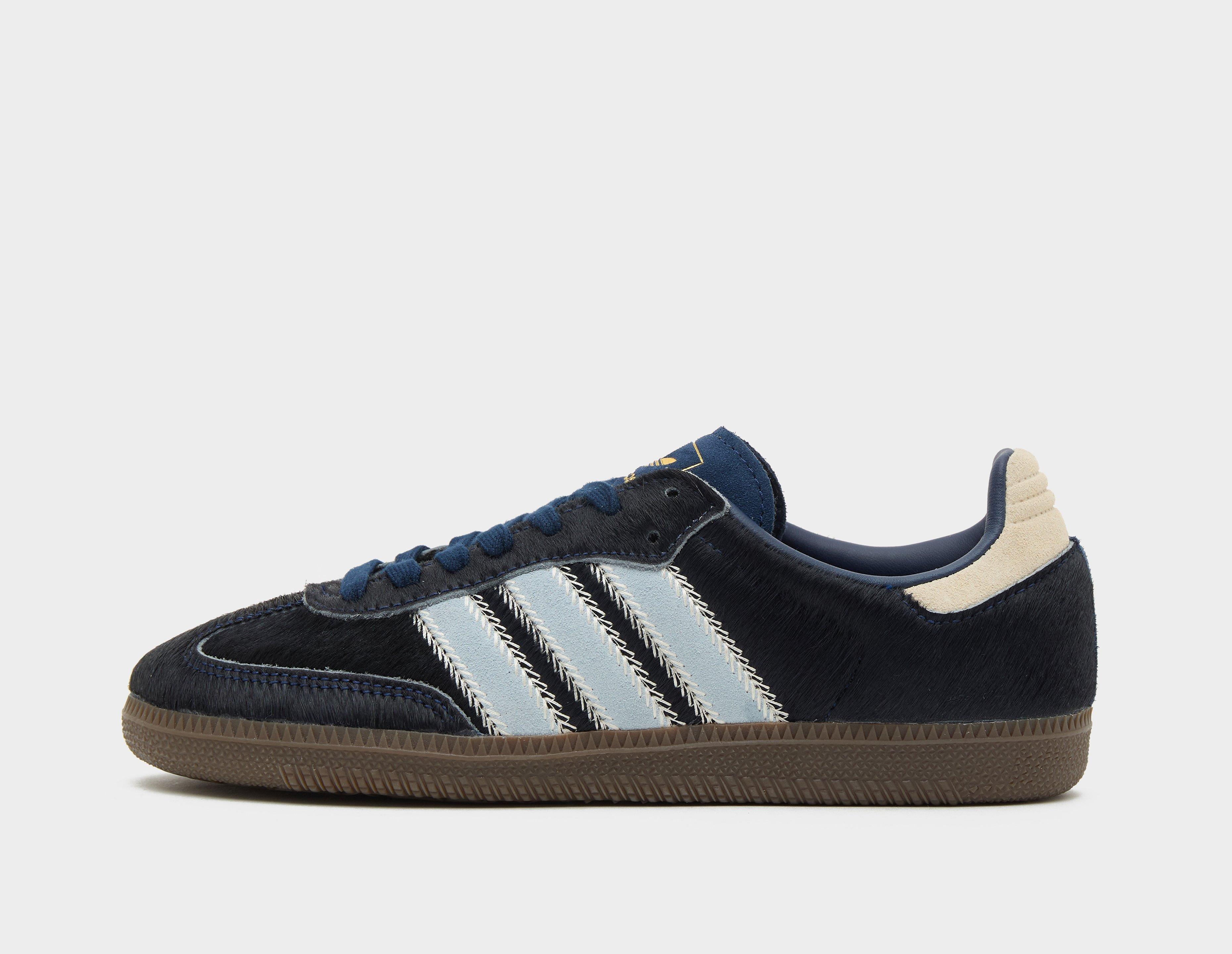 Adidas Originals  Samba Og Pony Hair Blue in  Women's Size 4
