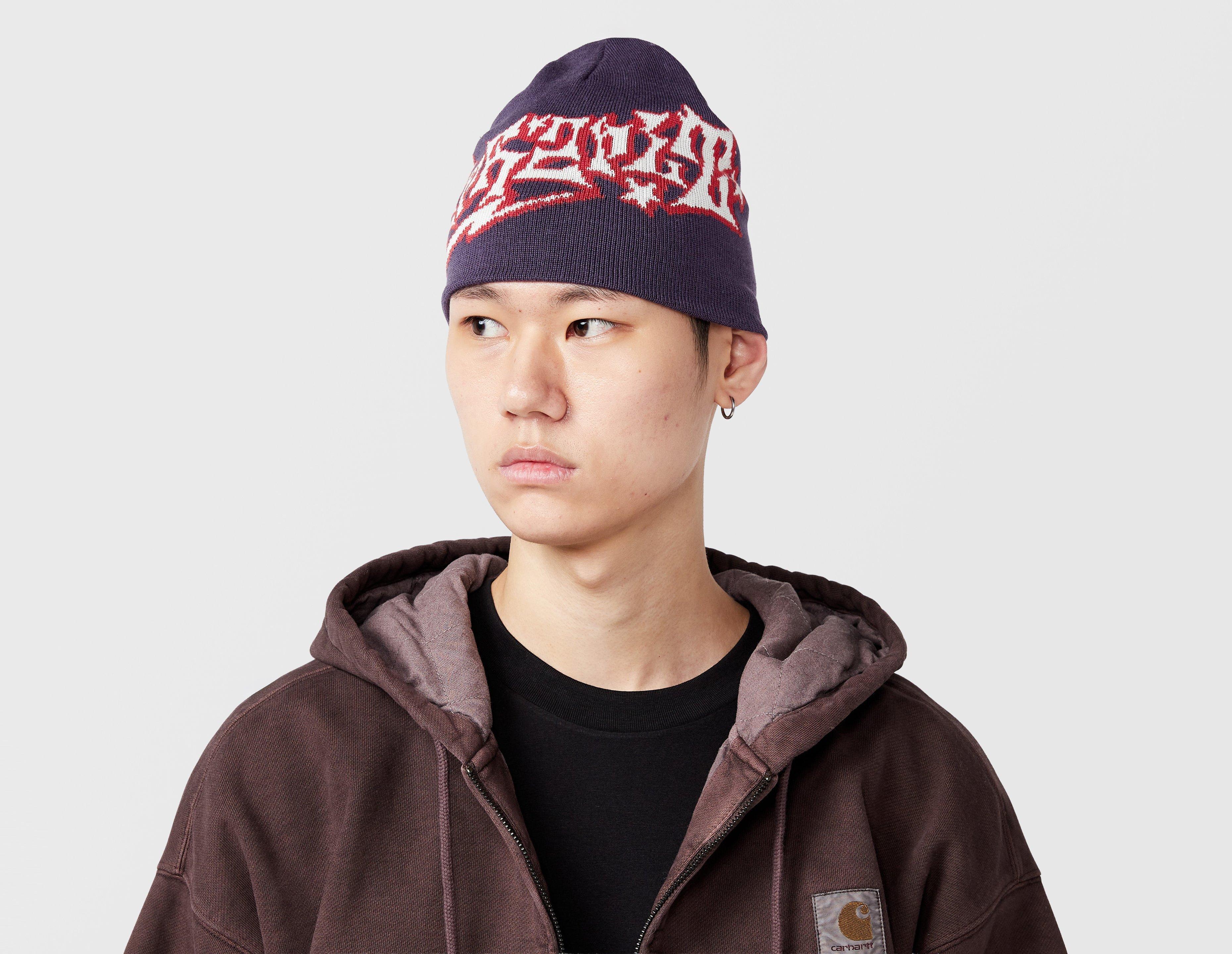 Carhartt Wip Supa Skull Beanie Purple in   Size One Size