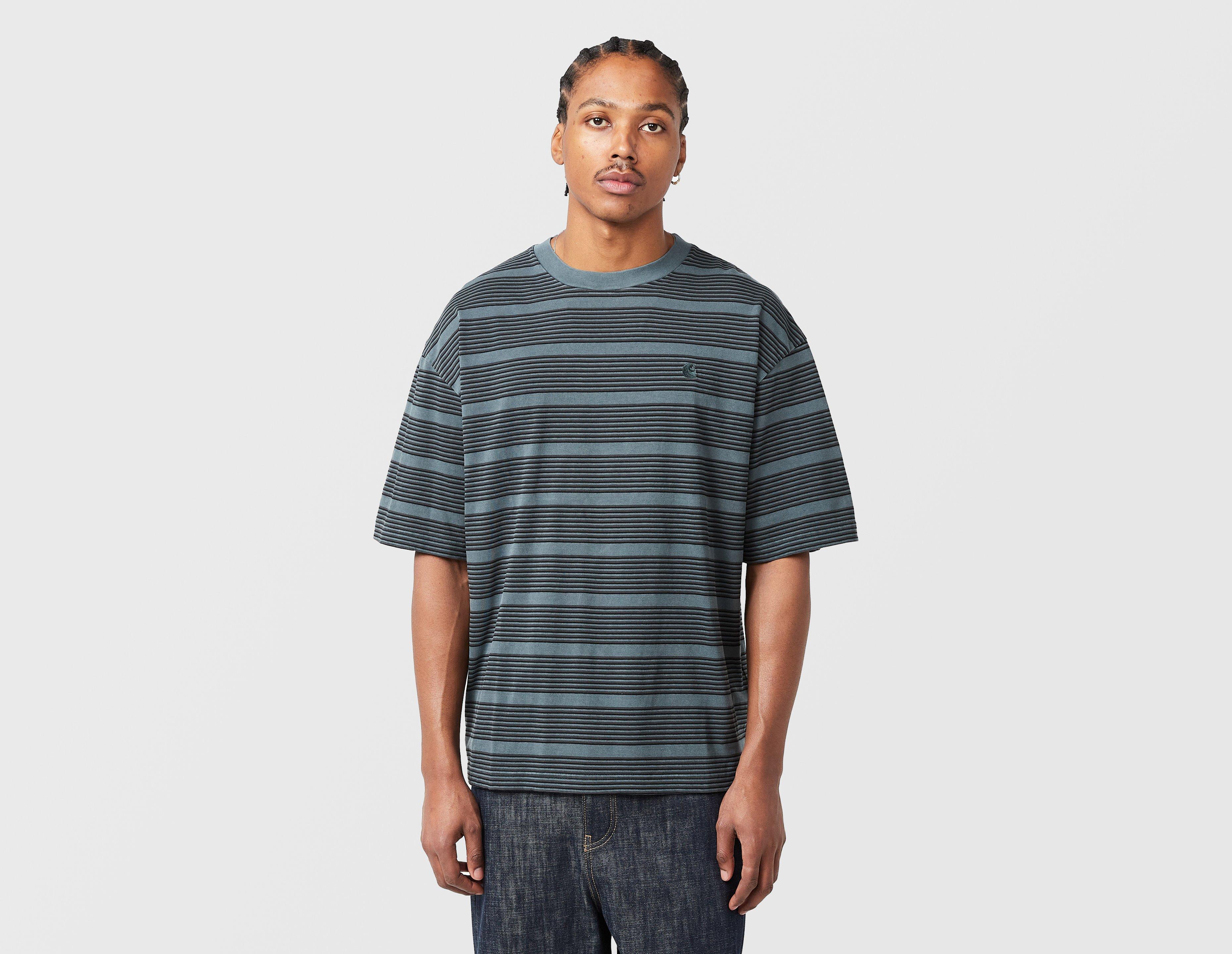 Carhartt Wip Hanson Stripe T-Shirt Blue in  Men's Size Small