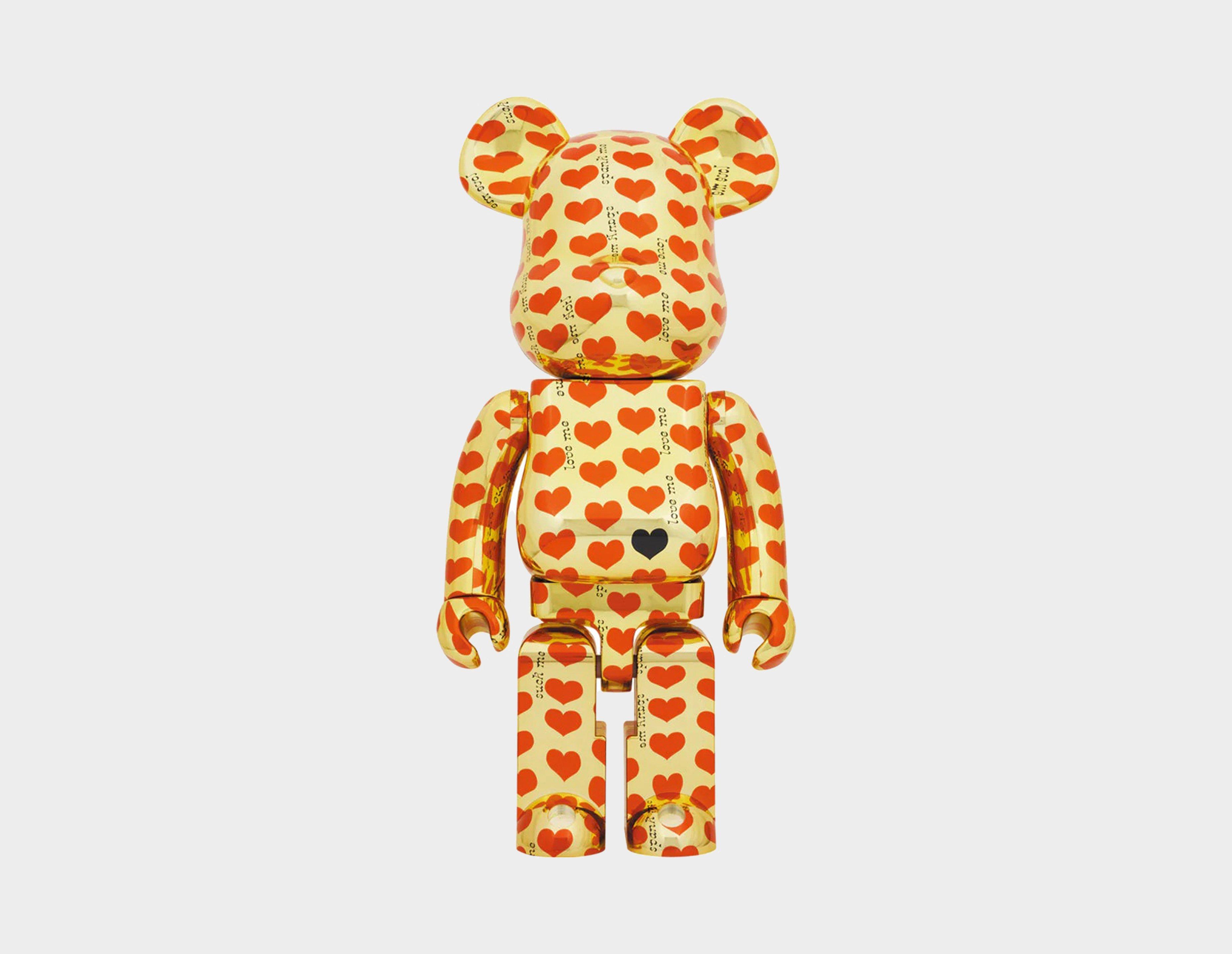 Medicom Be@Rbrick Gold Heart 1000% Yellow in   Size One Size