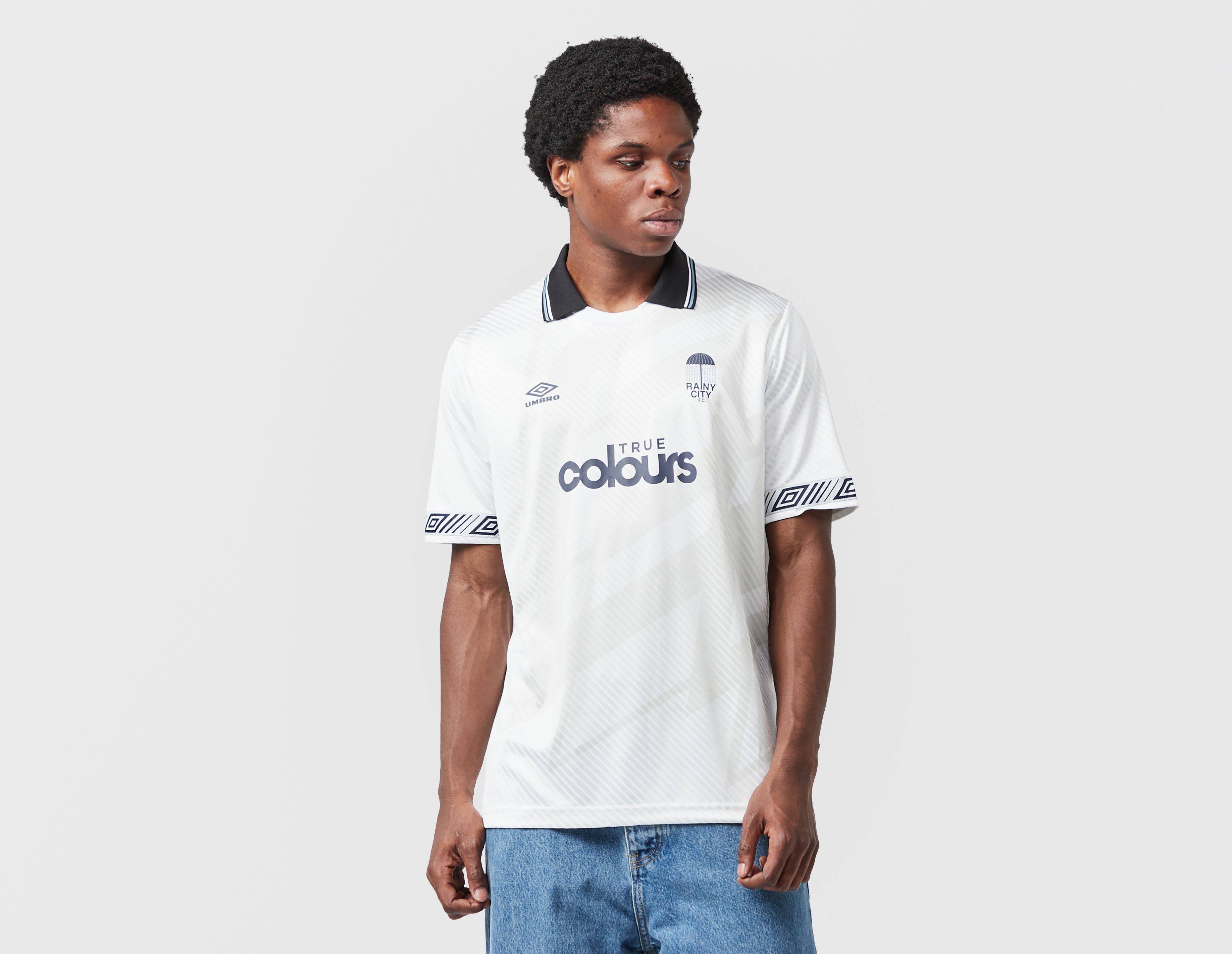 Umbro Taped Football Shirt White in  Men's Size Large
